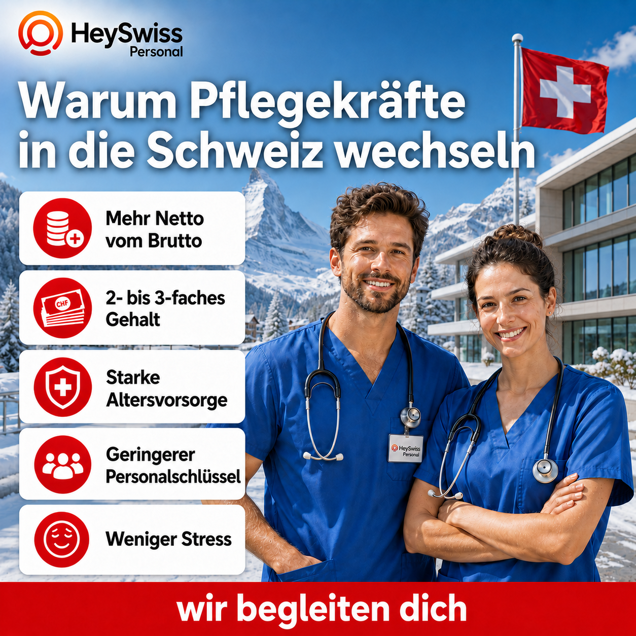 HeySwiss Personal Facebook ad