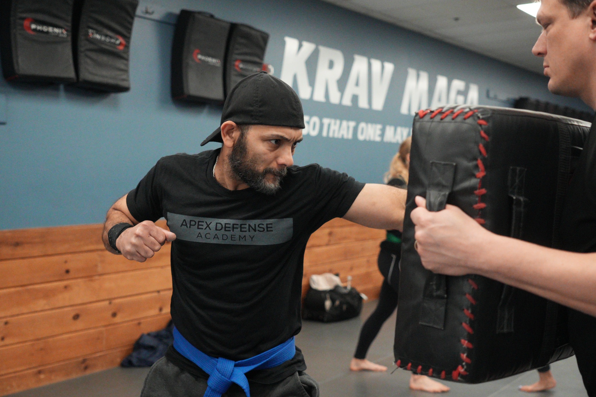 Apex Defense Academy HQ Waltham Facebook ad: Adult Krav Maga Classes in Waltham