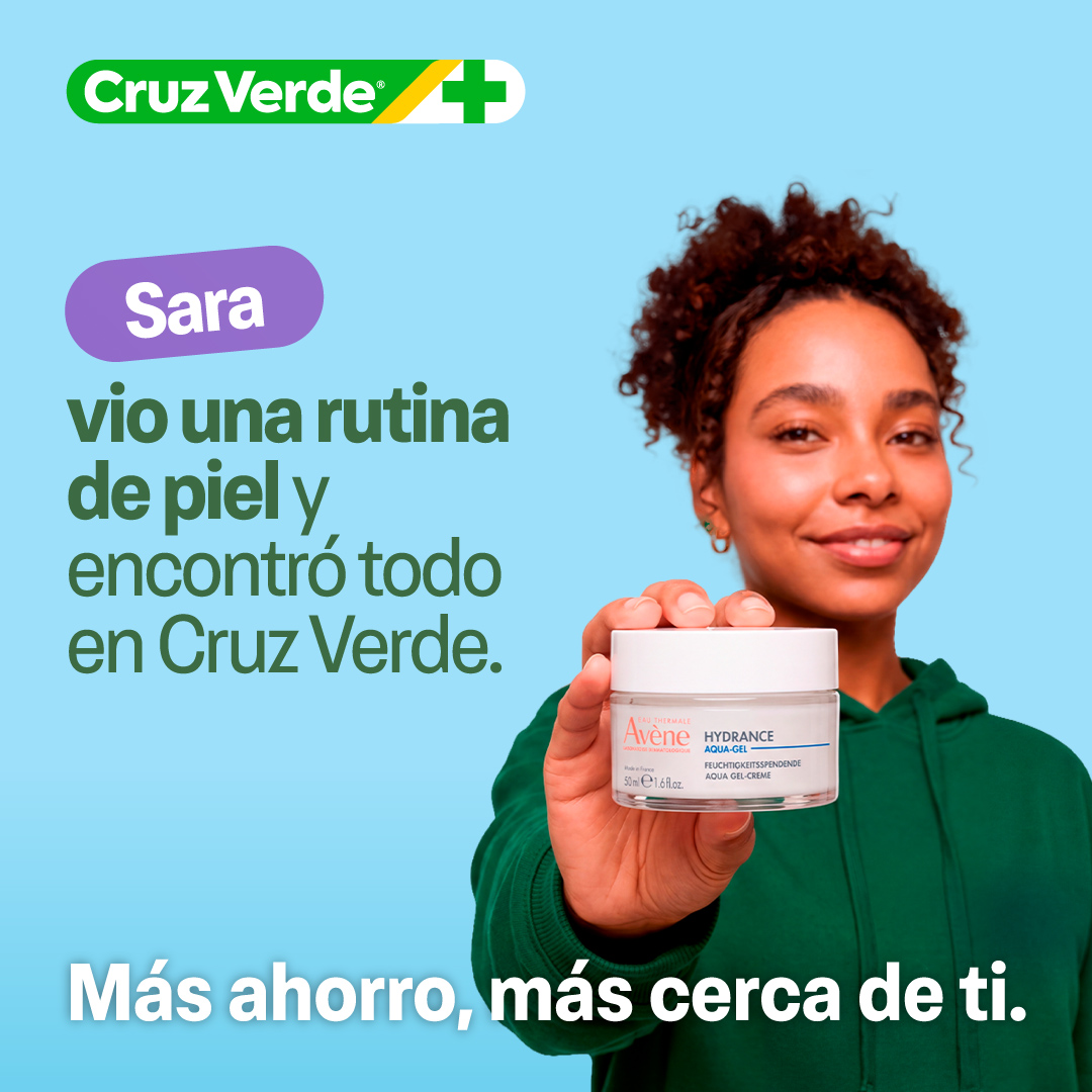 Droguerías Cruz Verde - Colombia Facebook ad: Cruz Verde, más cerca de ti