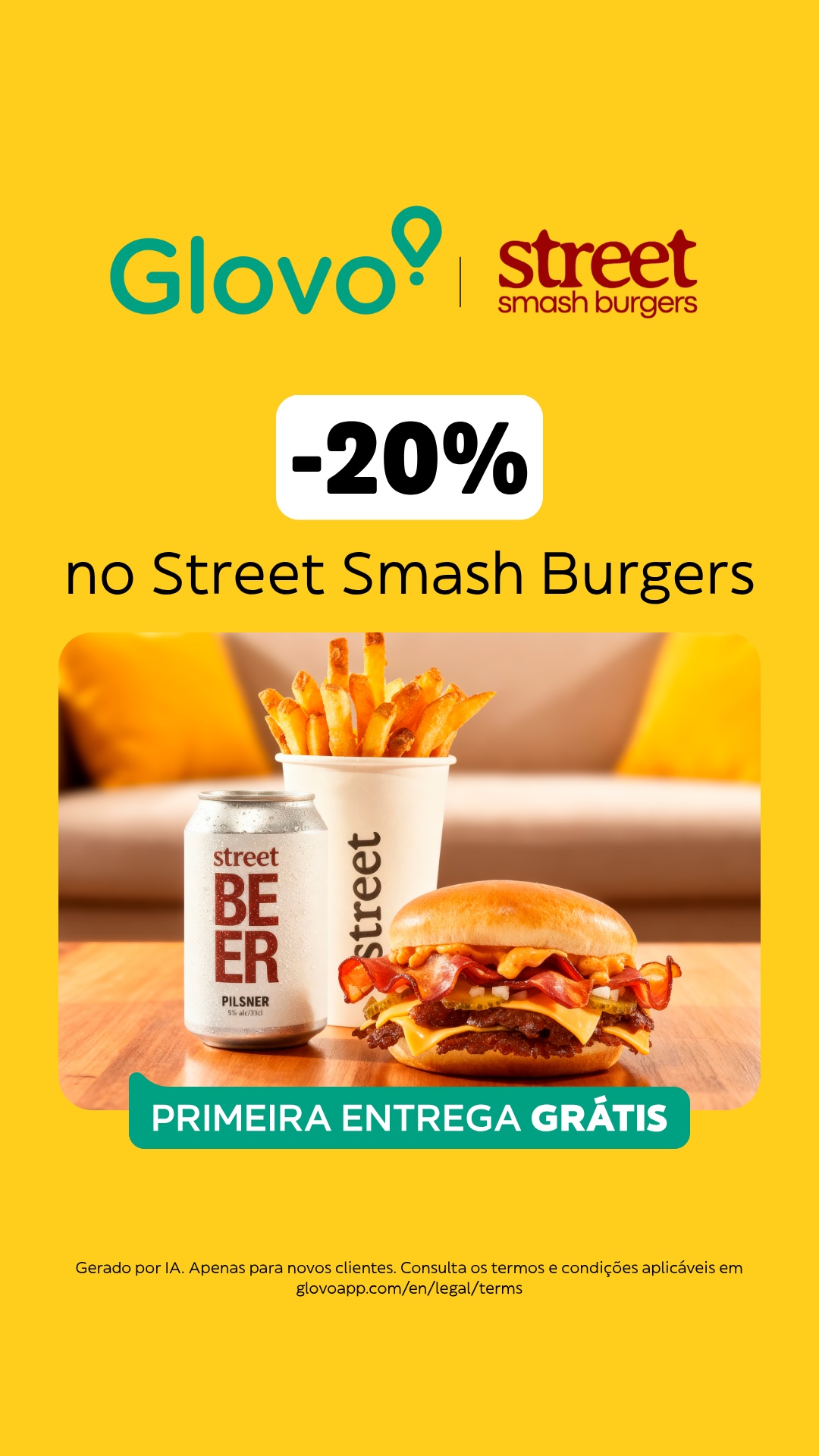 Glovo Facebook ad