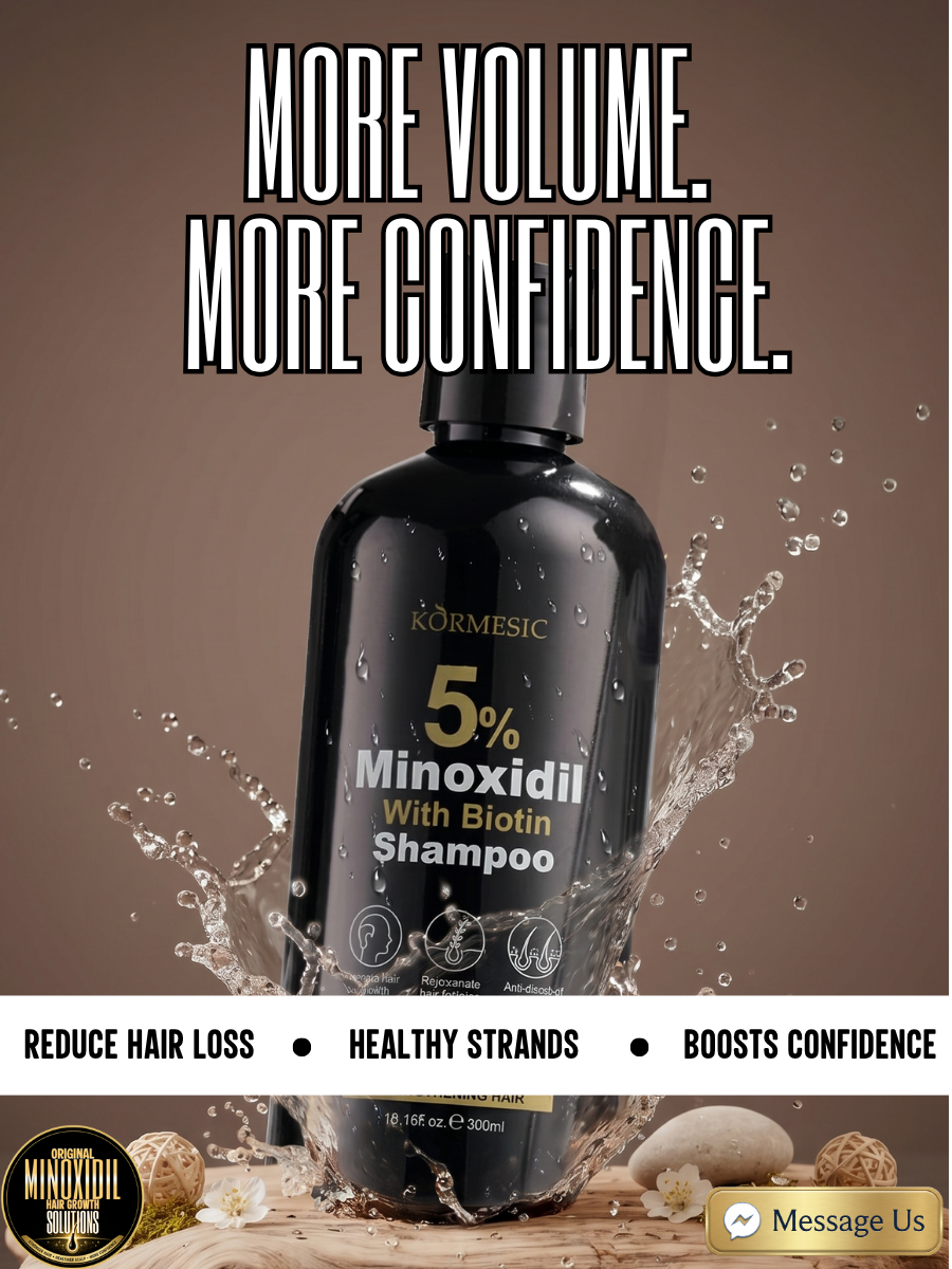 Original Monoxidil Hair Growth Solutions Facebook ad: Hair Strength