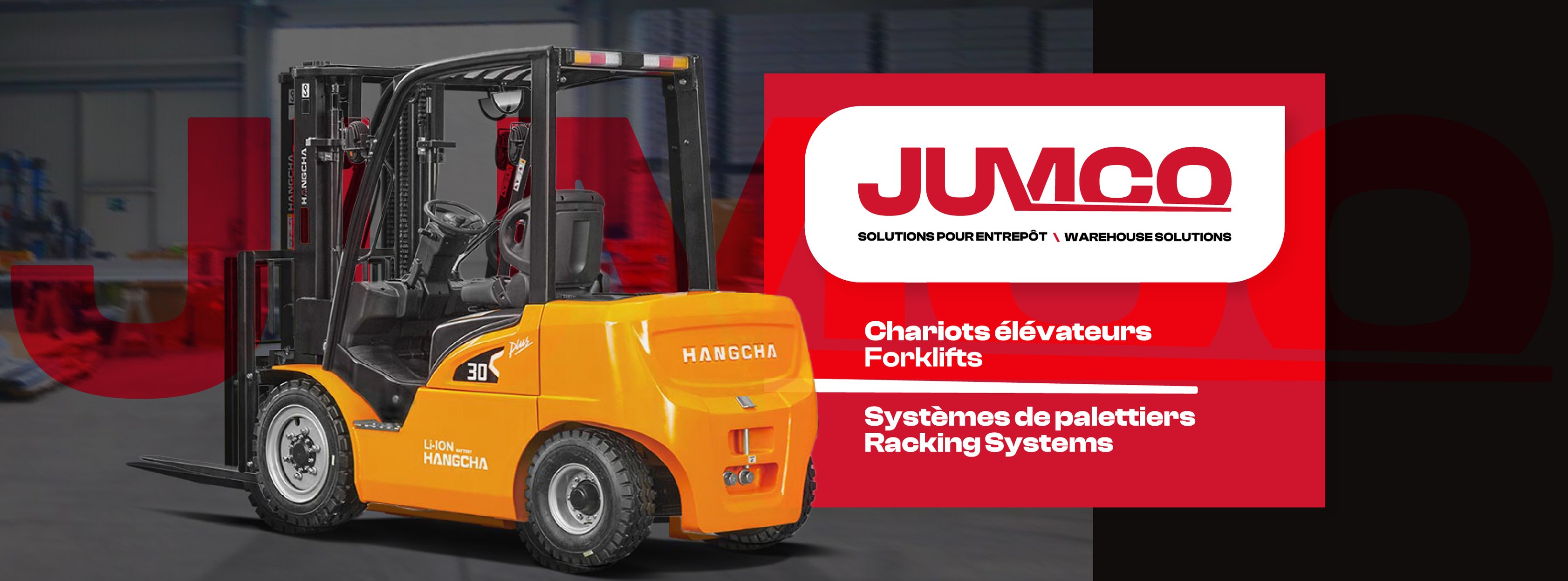 JUMCO - solutions d'entrepôt - Warehouse solutions Facebook ad: NOUVEAU CONCESSIONNAIRE, EXPERTISE GARANTIE PARTOUT AU…