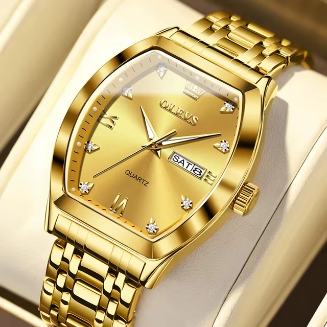 VeryGreed Facebook ad: Reloj de lujo Olevs Glory