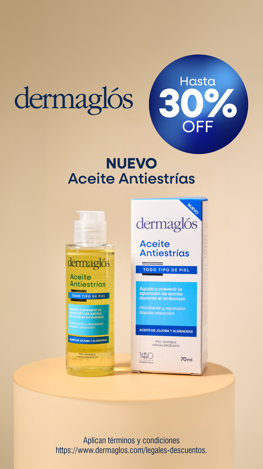 Dermaglós Facebook ad