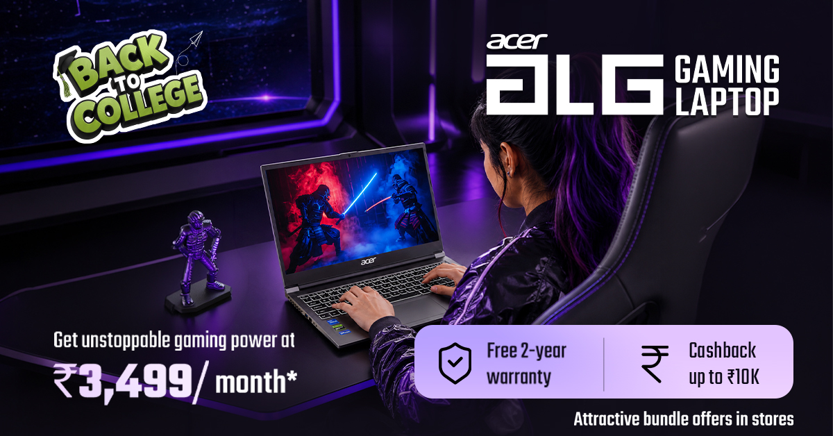 Acer India Facebook ad