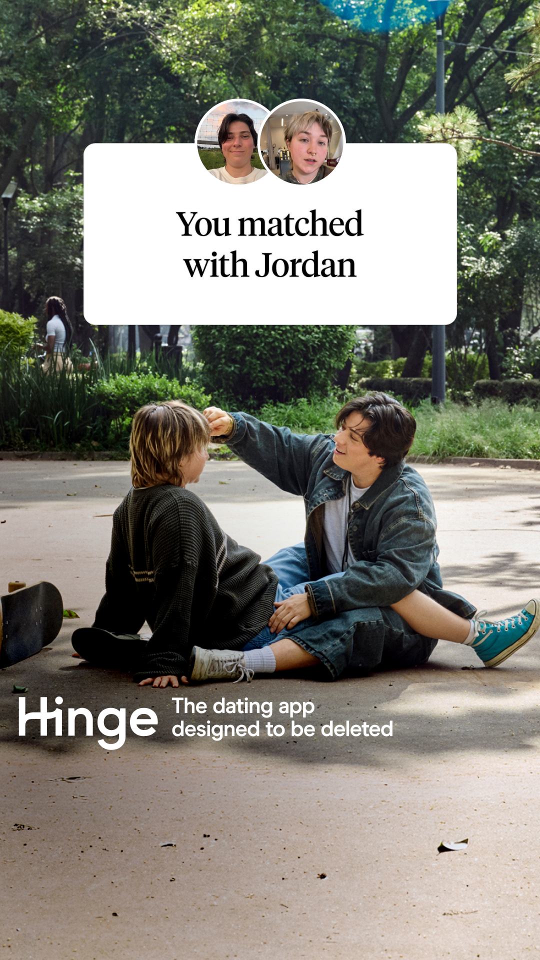 Hinge Facebook ad
