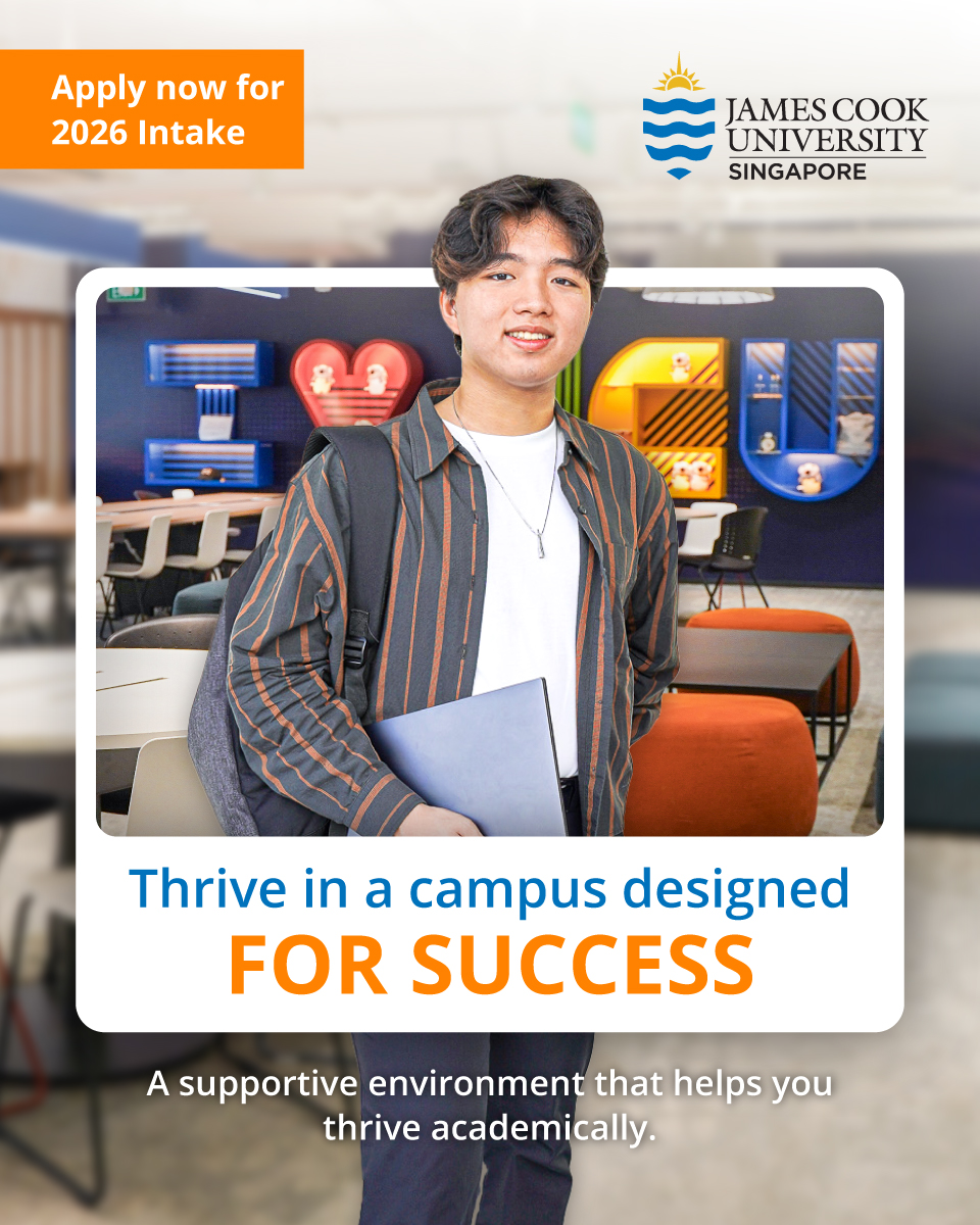 James Cook University (Singapore Campus) Facebook ad