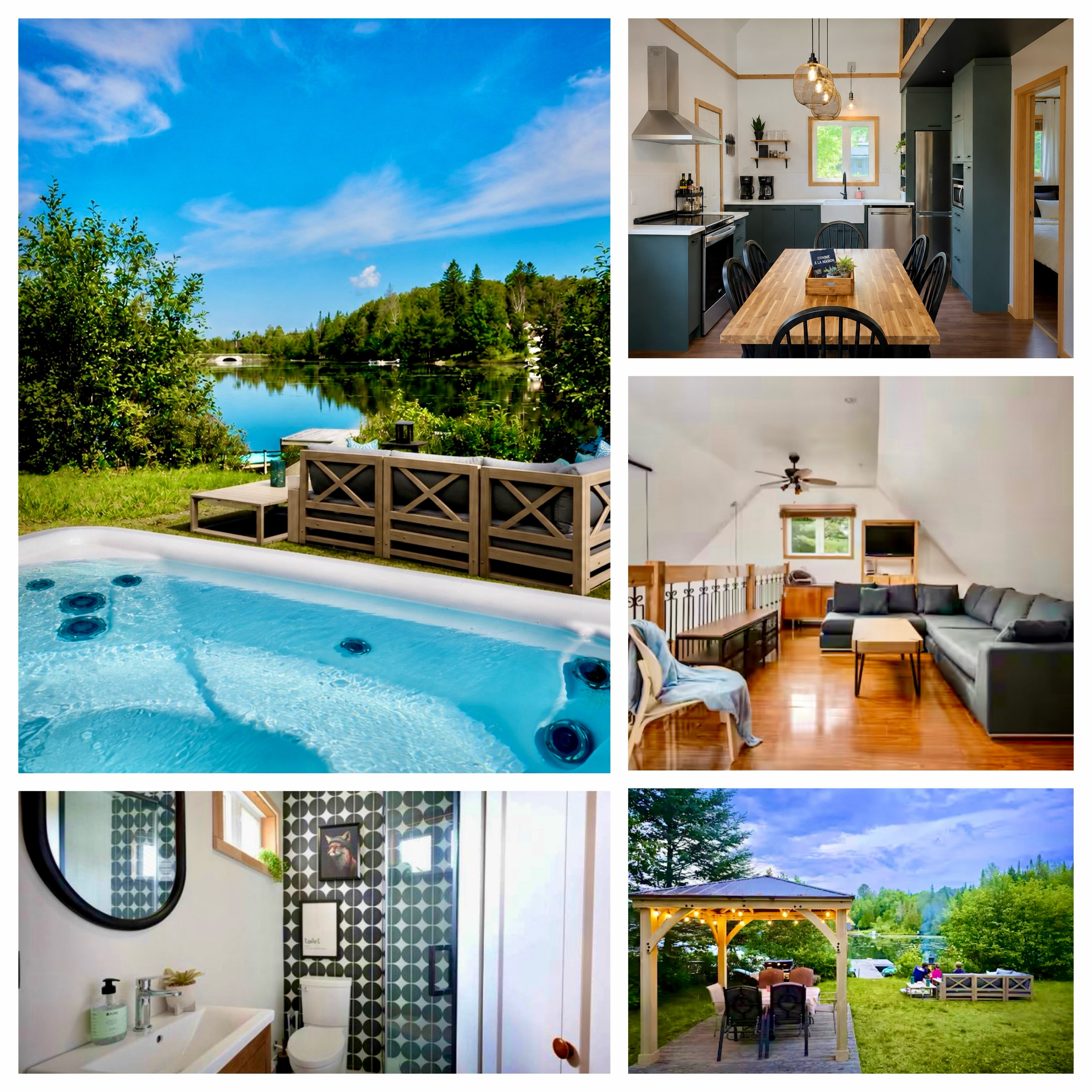 lelacapaisant Facebook ad: Chalet · Saint-Calixte-de-Kilkenny · ★4,52 · 2 chambres ·…