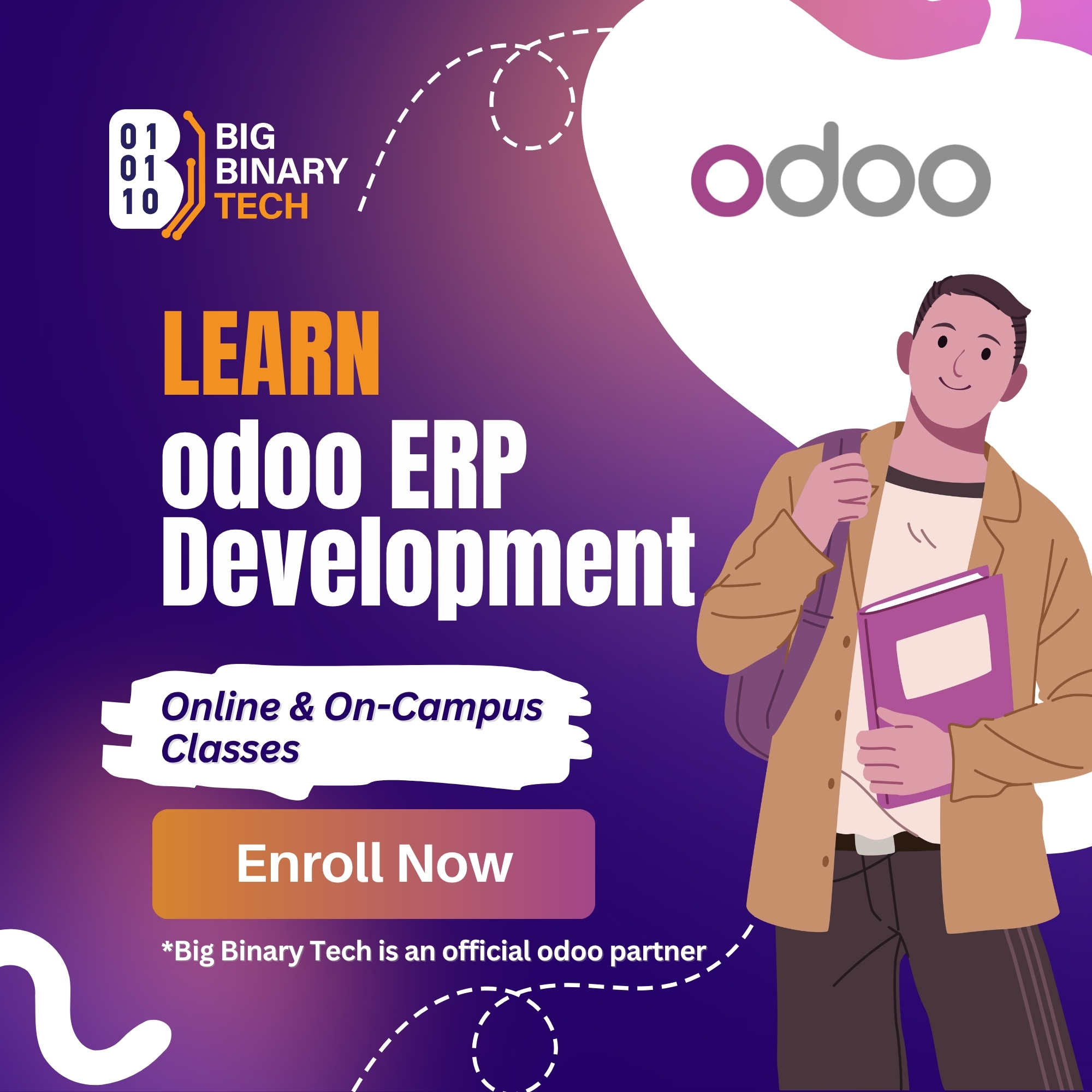 Big Binary Trainings Facebook ad: Enroll today and take the first step toward becoming an…