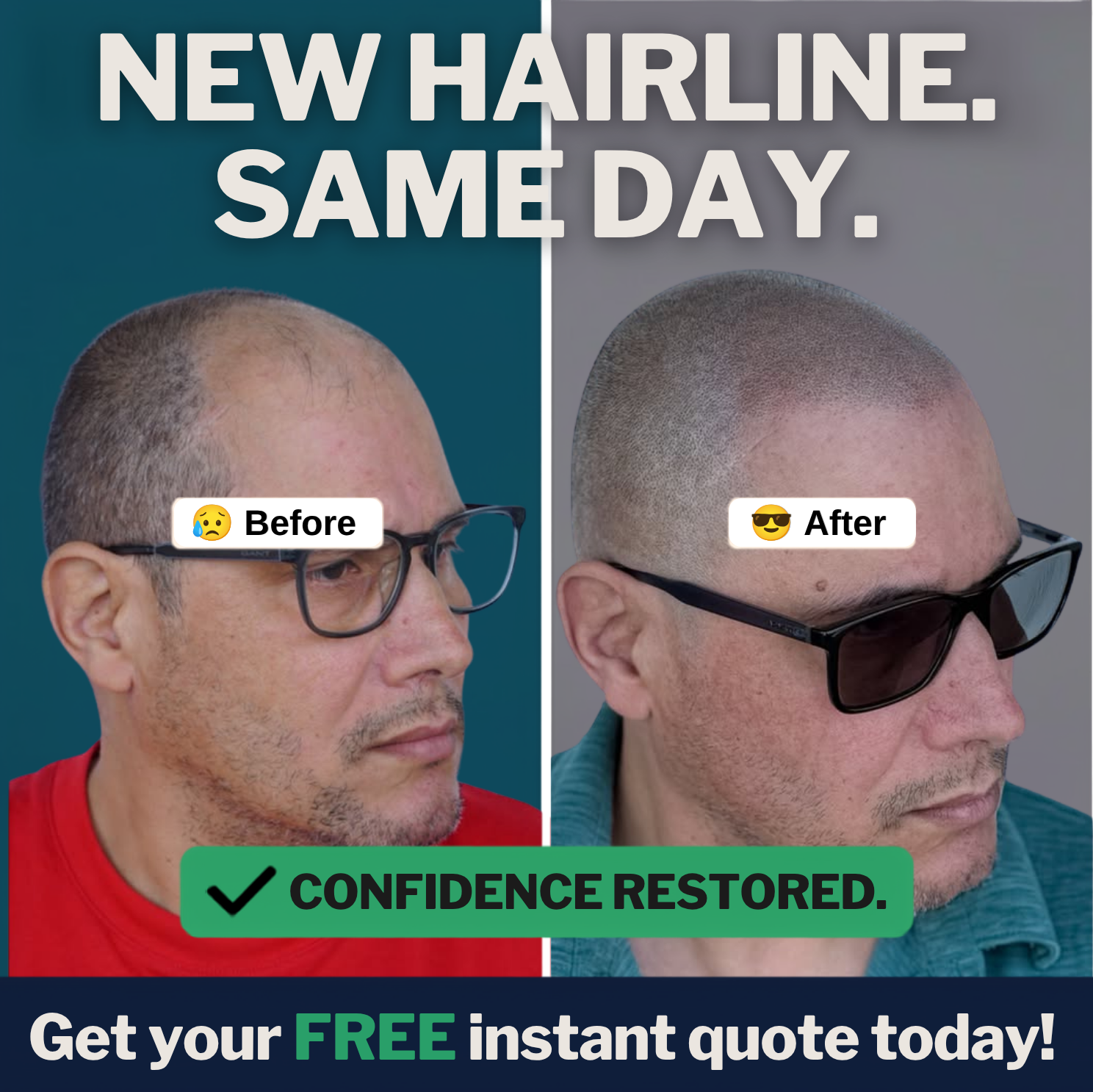 Union Barber SMP Facebook ad: Start Now | Free Assessment