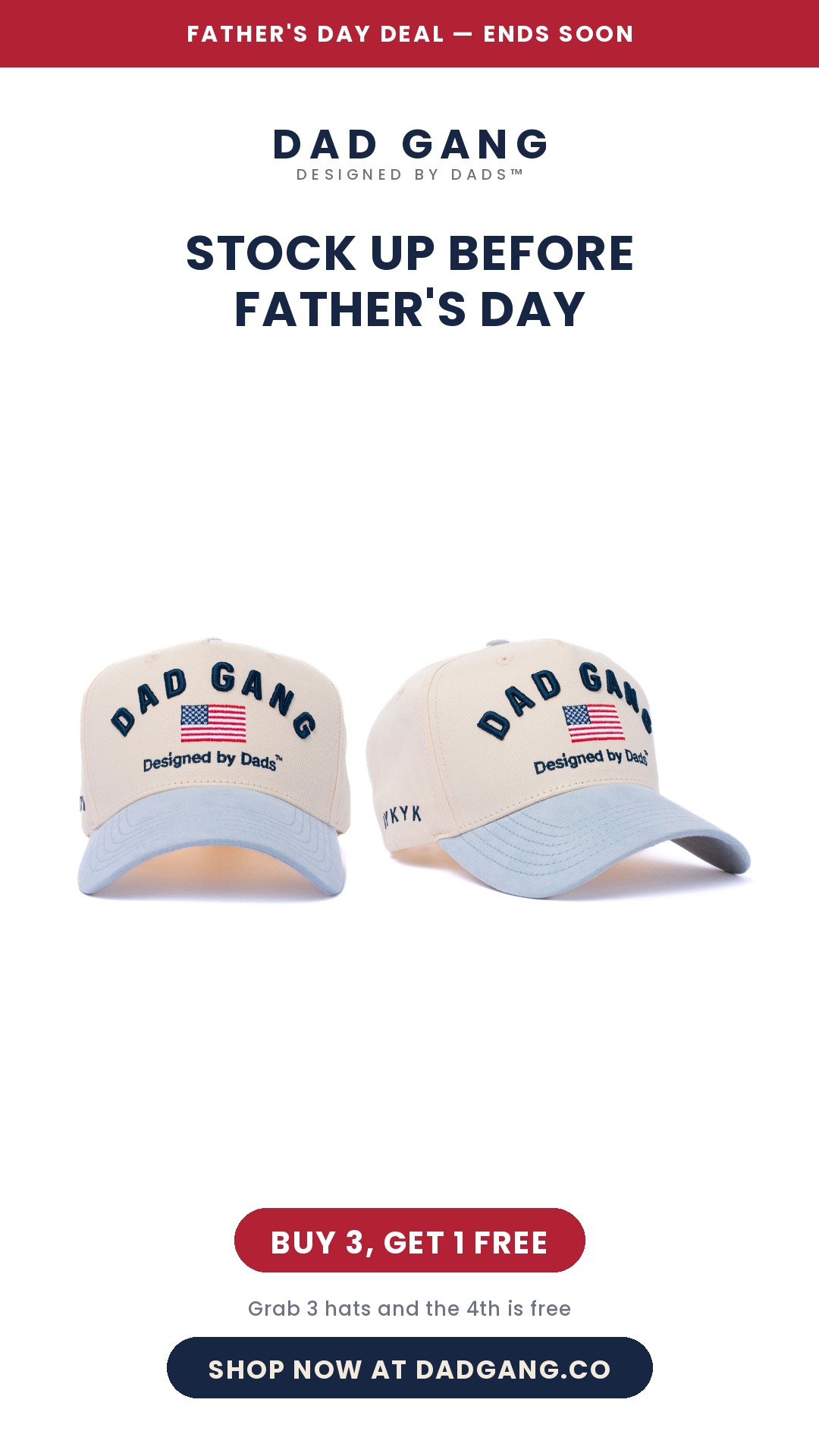 Dad Gang Co. Facebook ad