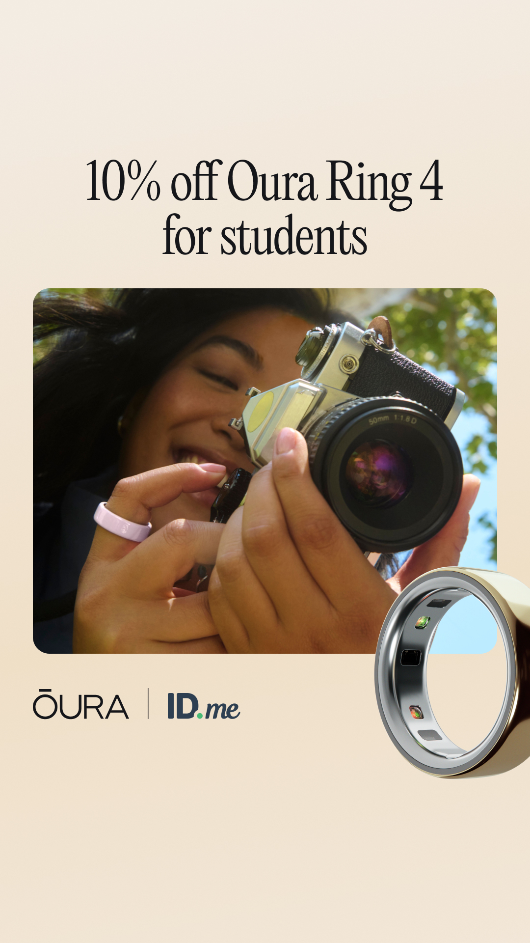 ŌURA Facebook ad
