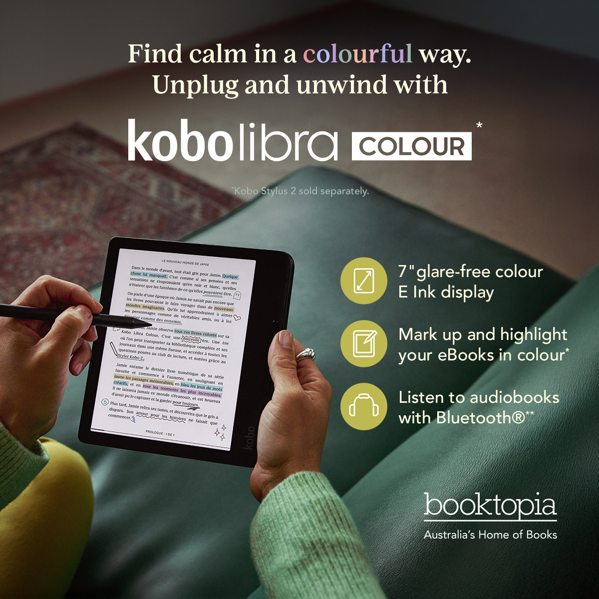 Booktopia Facebook ad