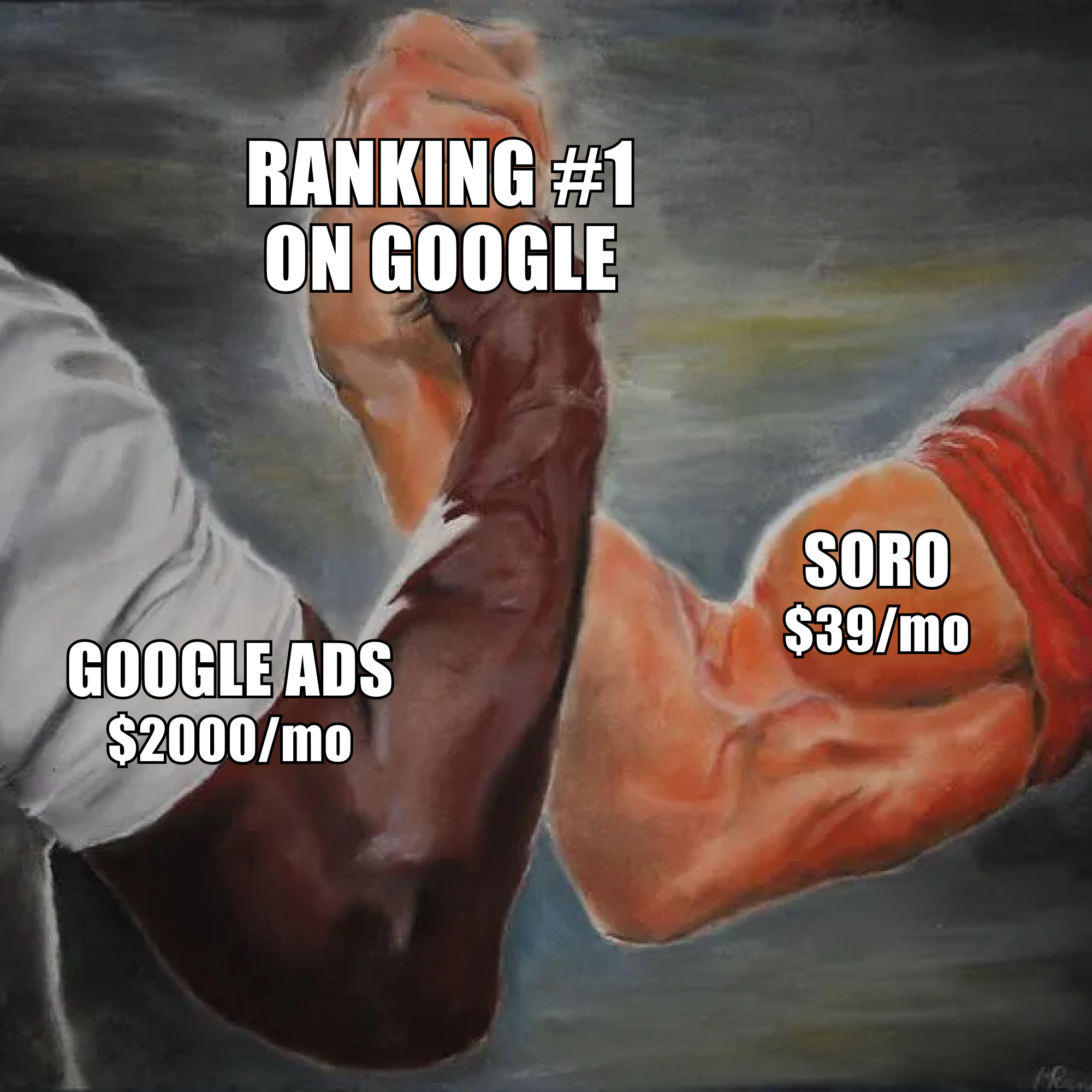 Soro SEO Facebook ad