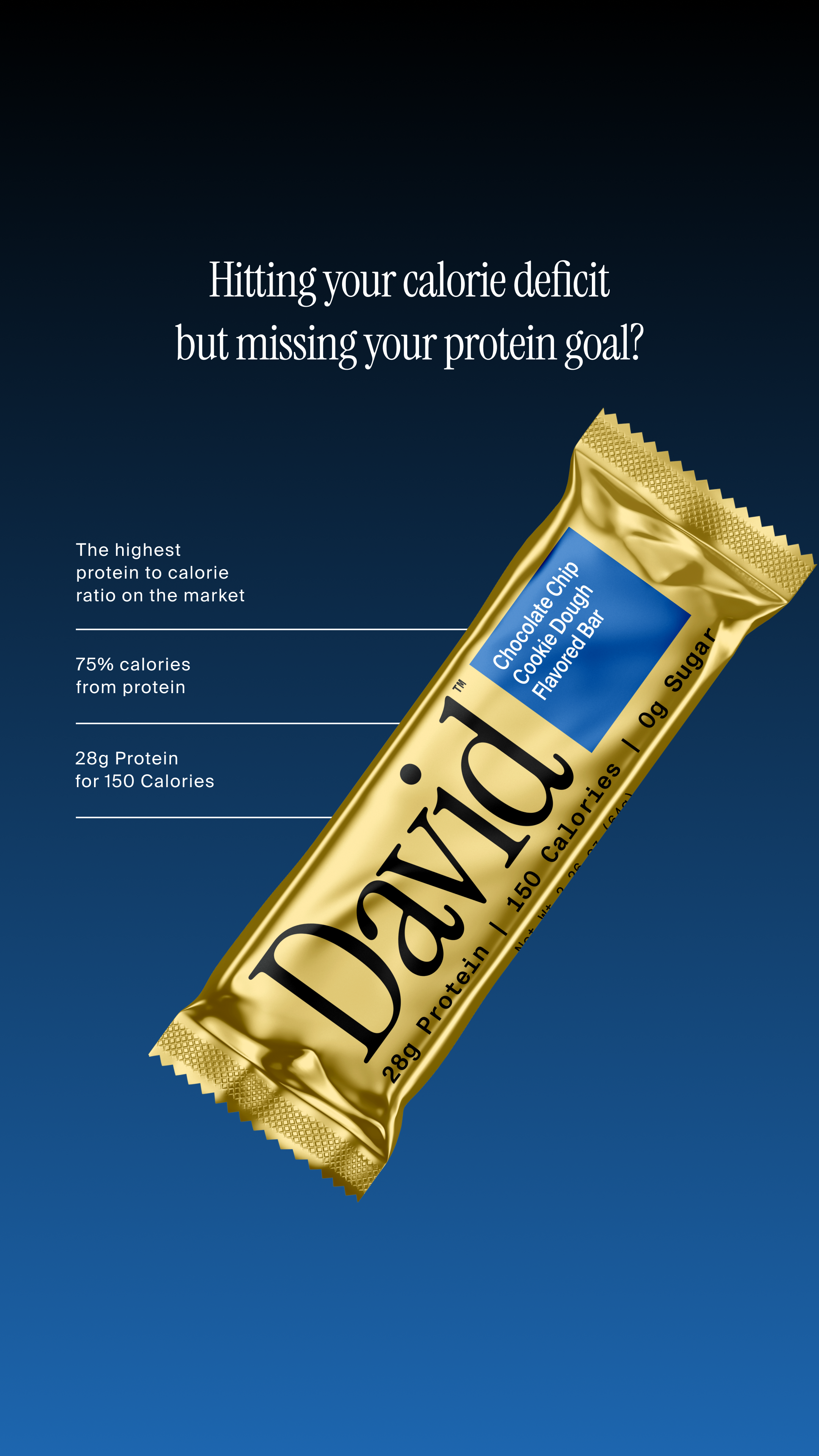 David Protein Facebook ad