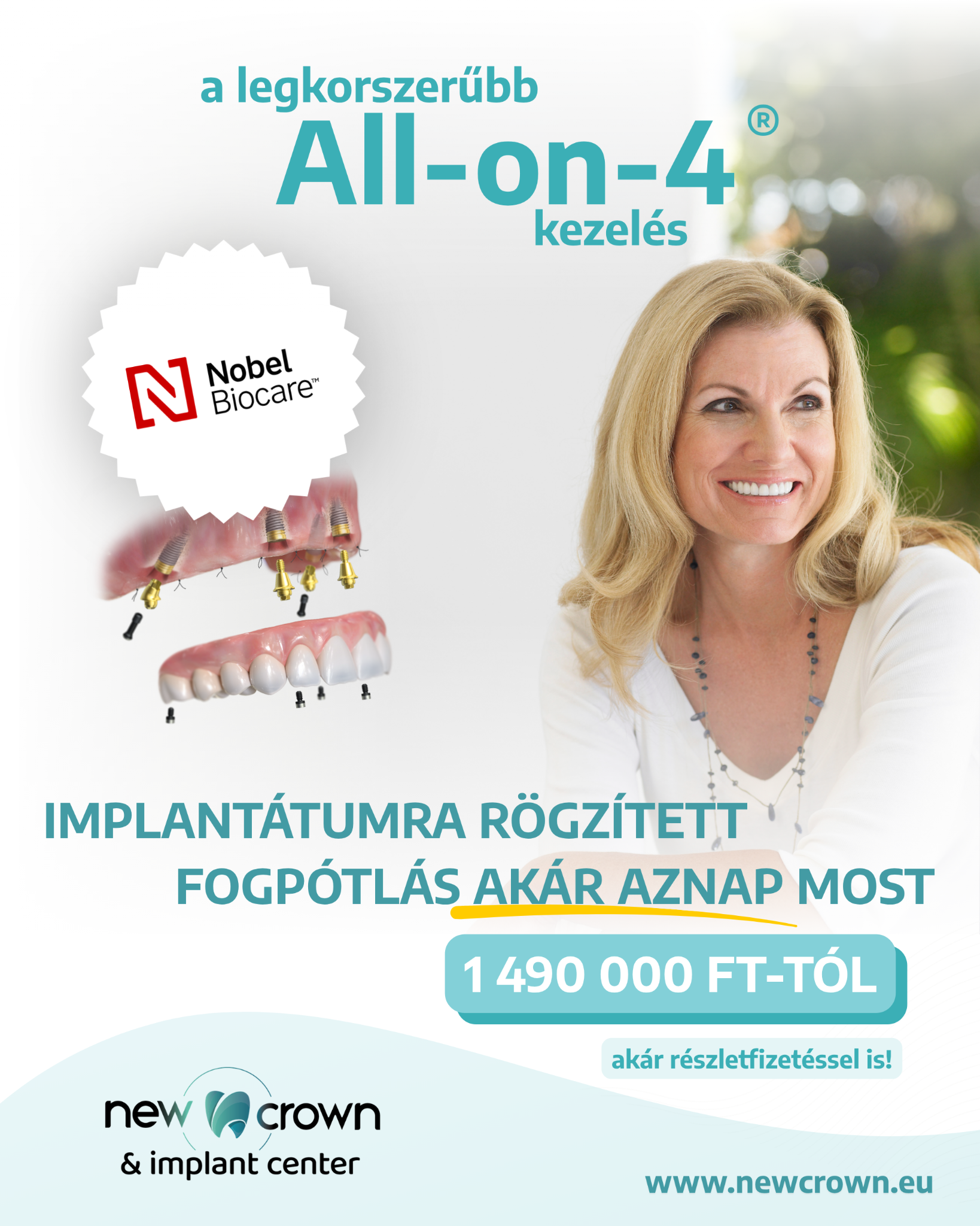New Crown & Implant Center - Sopron I Fogászat I Zahnarzt Facebook ad: Rögzített fogpótlás akár aznap