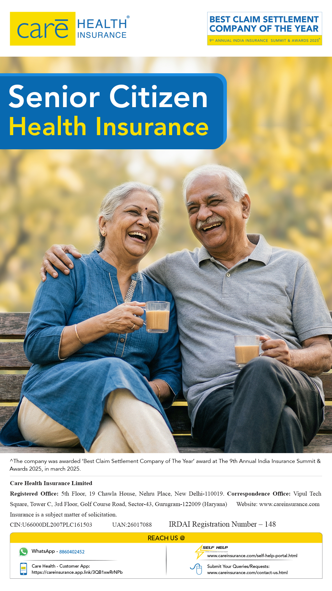 Care Insurance Facebook ad