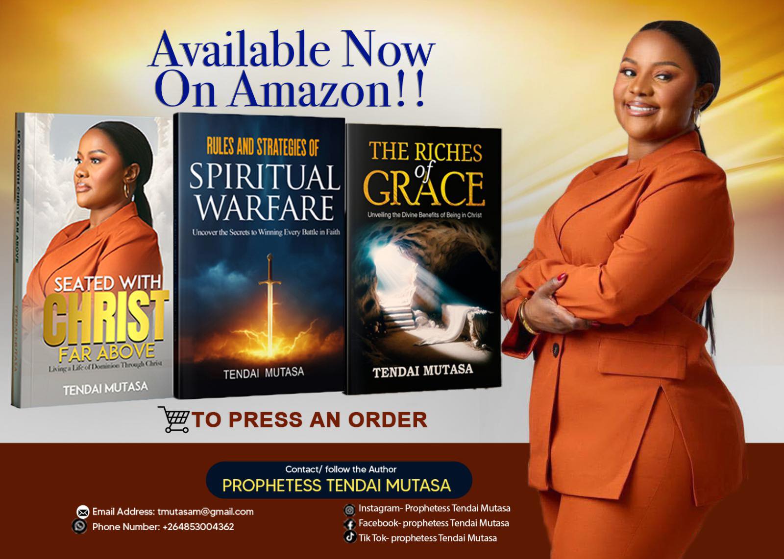 Prophetess Tendai Mutasa Facebook ad: Prophetess Tendai Mutasa is an entrepreneur, ordained…