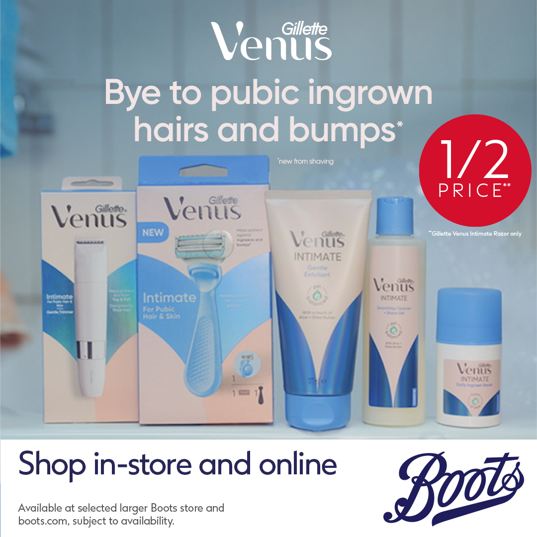 Gillette Venus UK Facebook ad