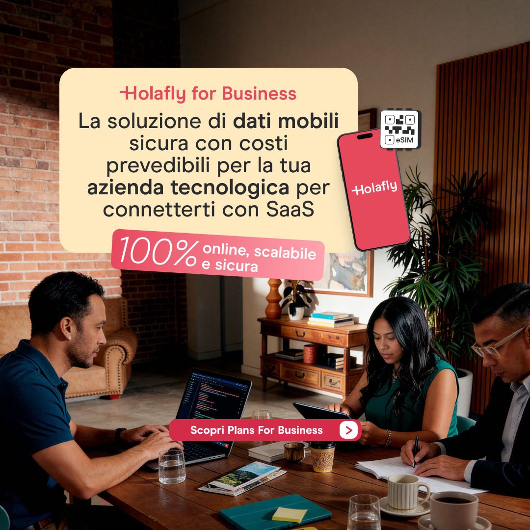 Holafly Italian Facebook ad
