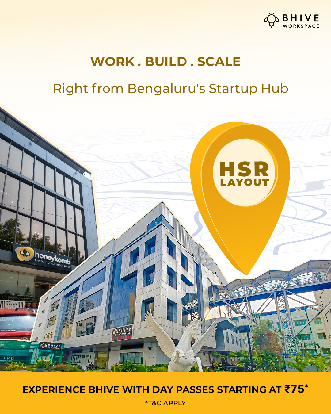 BHIVE Workspace Facebook ad