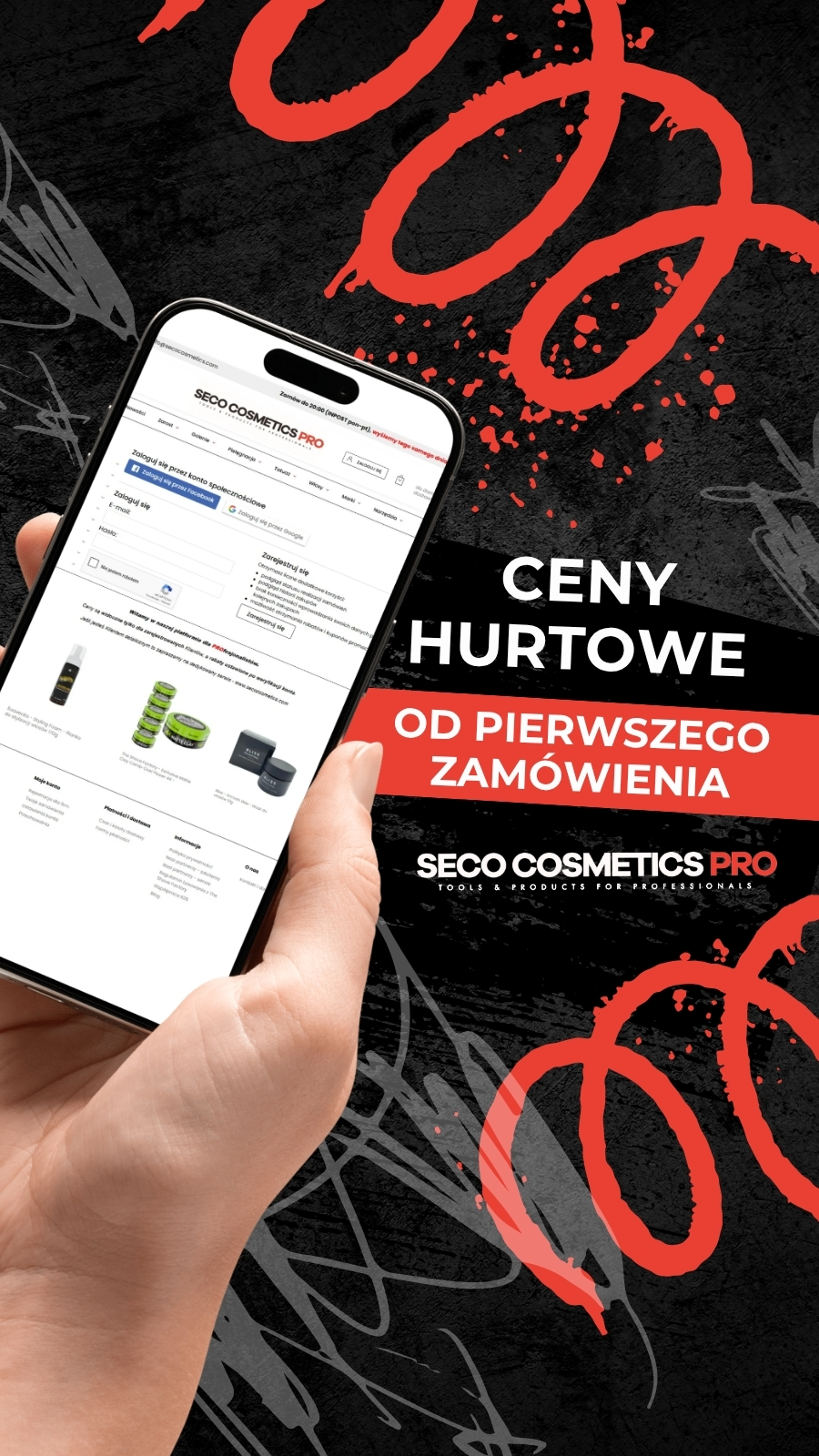 SECO Cosmetics PRO Facebook ad from Jul 24, 2025