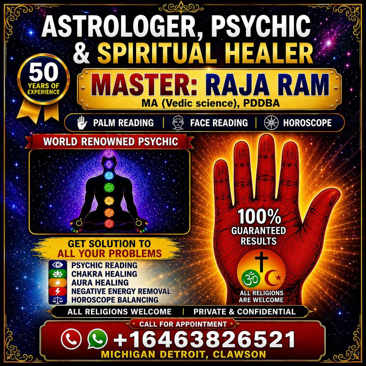 Psychic - spell caster Facebook ad