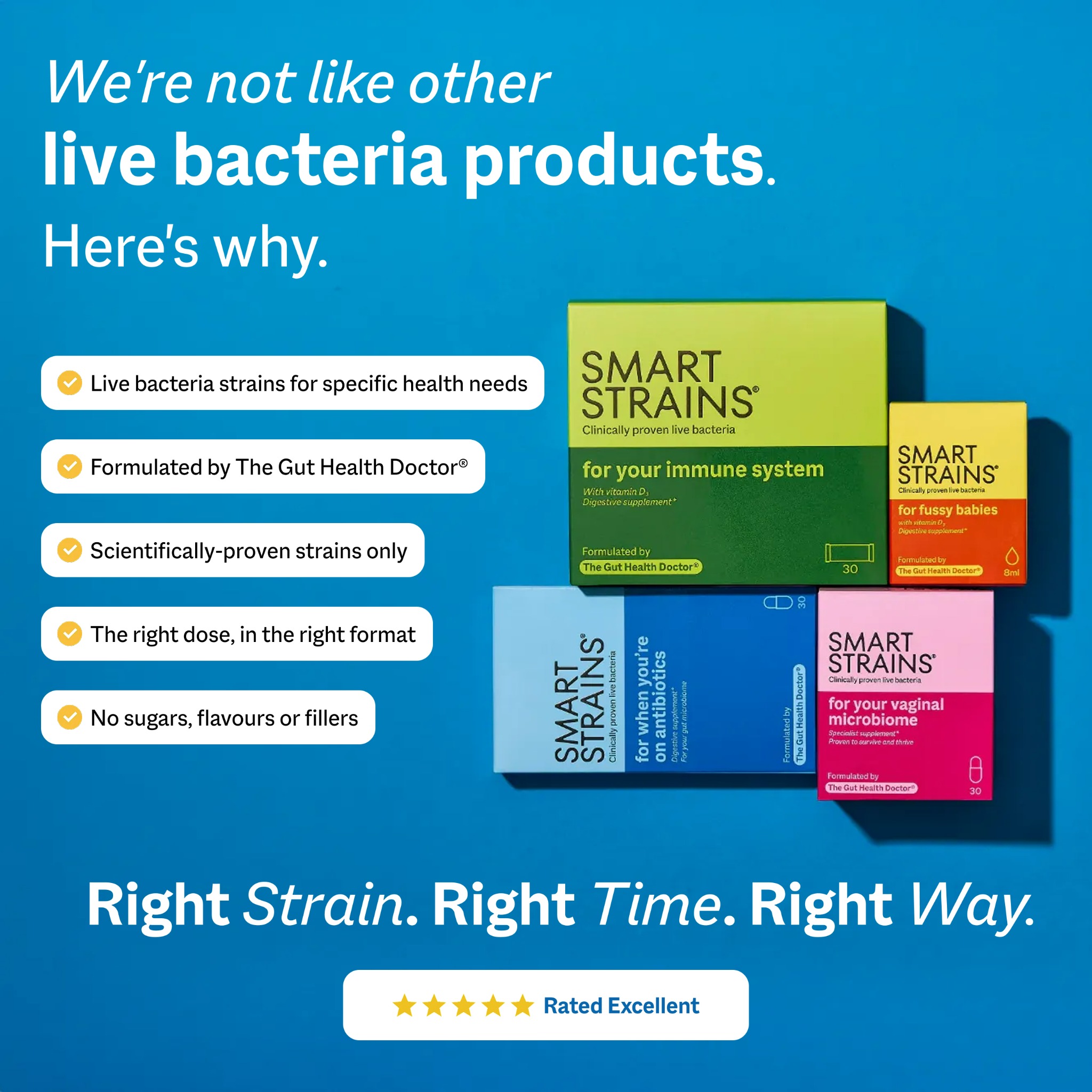 SMART STRAINS Facebook ad from Dec 14, 2025