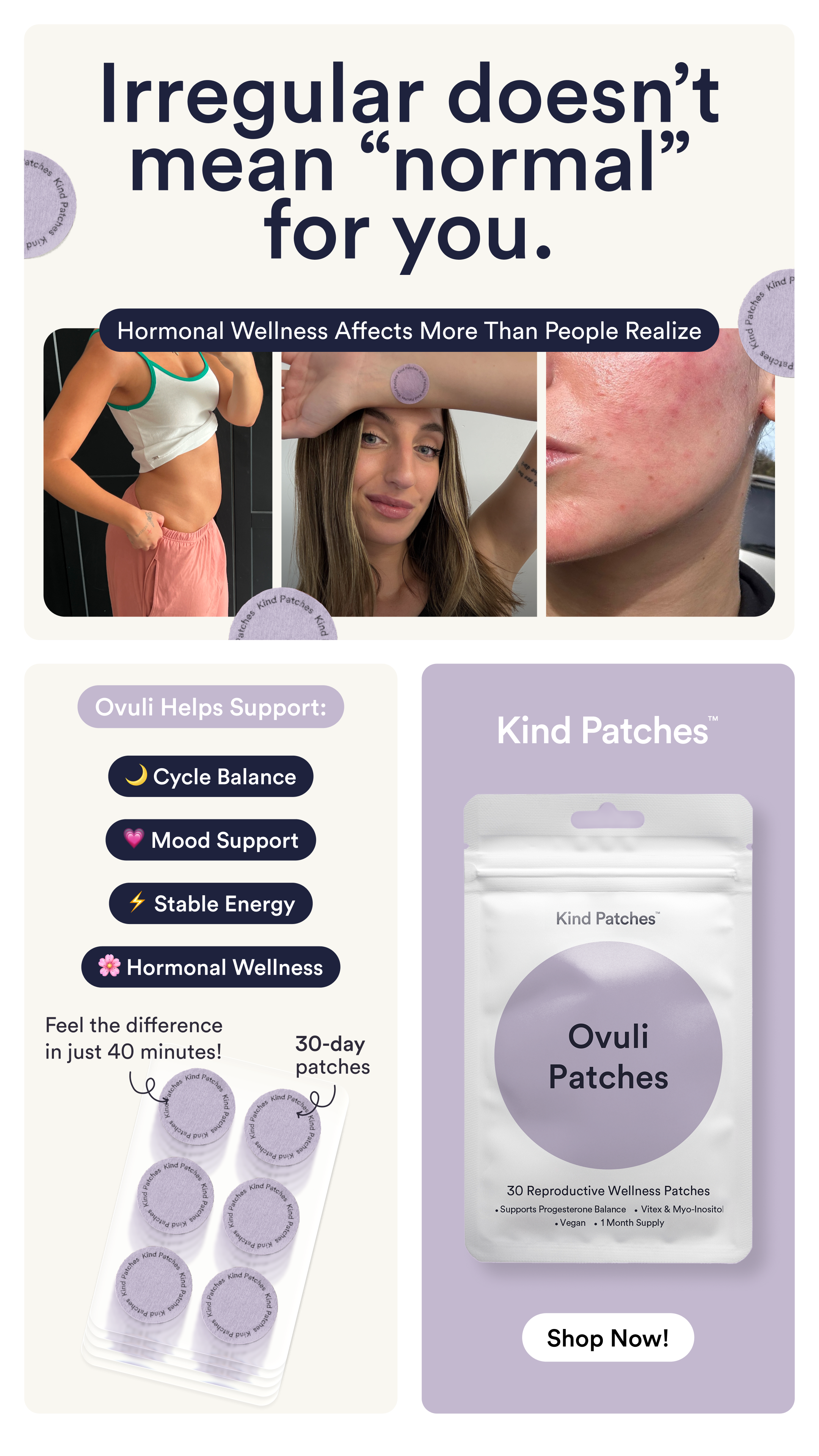 Kind Patches Facebook ad
