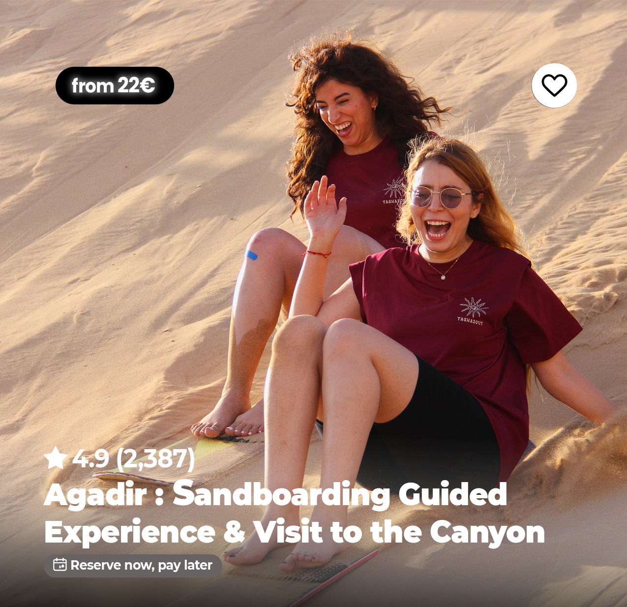 Aloha Excursion Facebook ad: Planning a trip to Agadir or Taghazout?