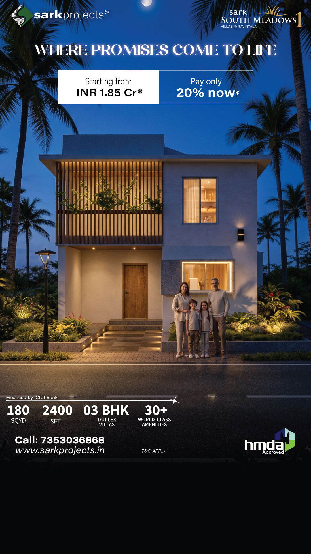 Sark Projects India Facebook ad from Jun 1, 2026