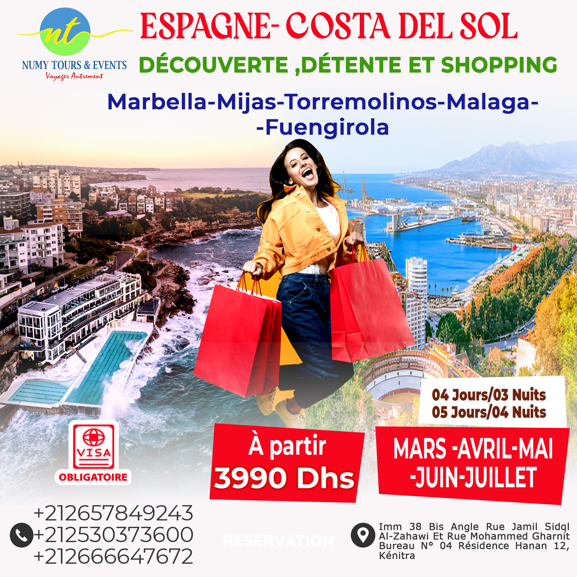 Numy Tours & Events Facebook ad