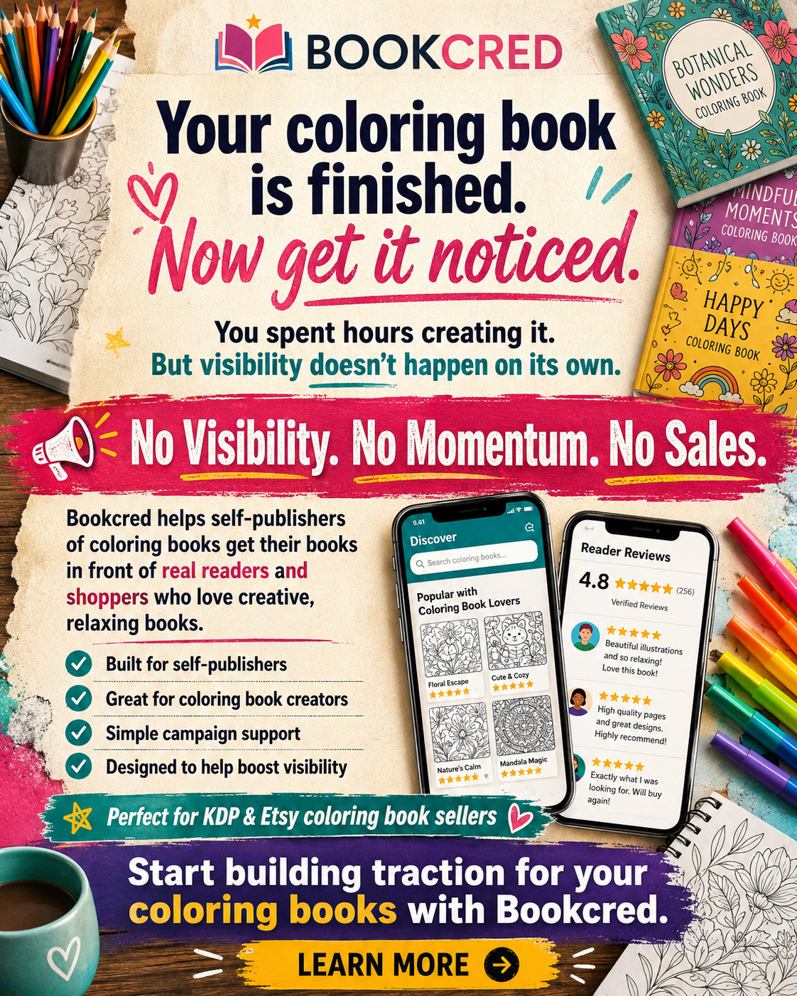 BookCred Facebook ad