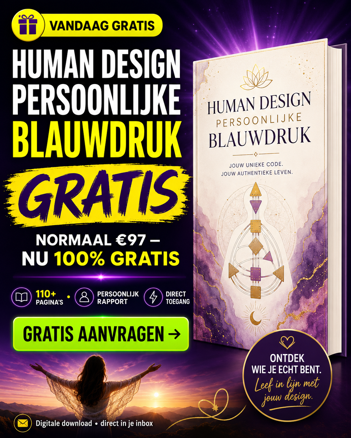 Blauwdruk van je Ziel Facebook ad: Beoordeeld met 4,7/5 sterren