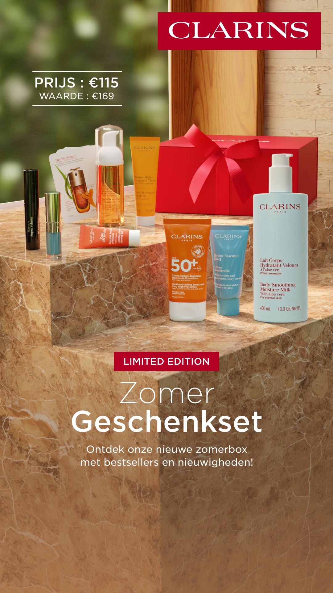 Clarins Facebook ad from Jun 18, 2026