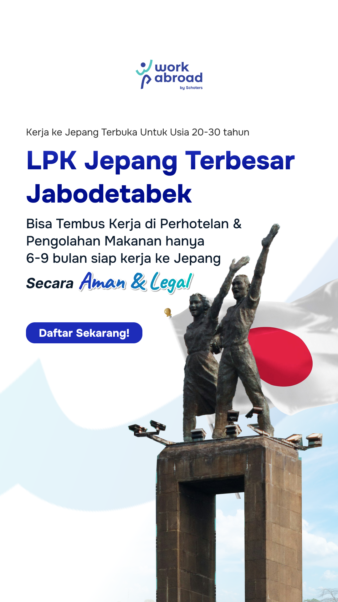Work Abroad Academy Facebook ad from Jul 24, 2026