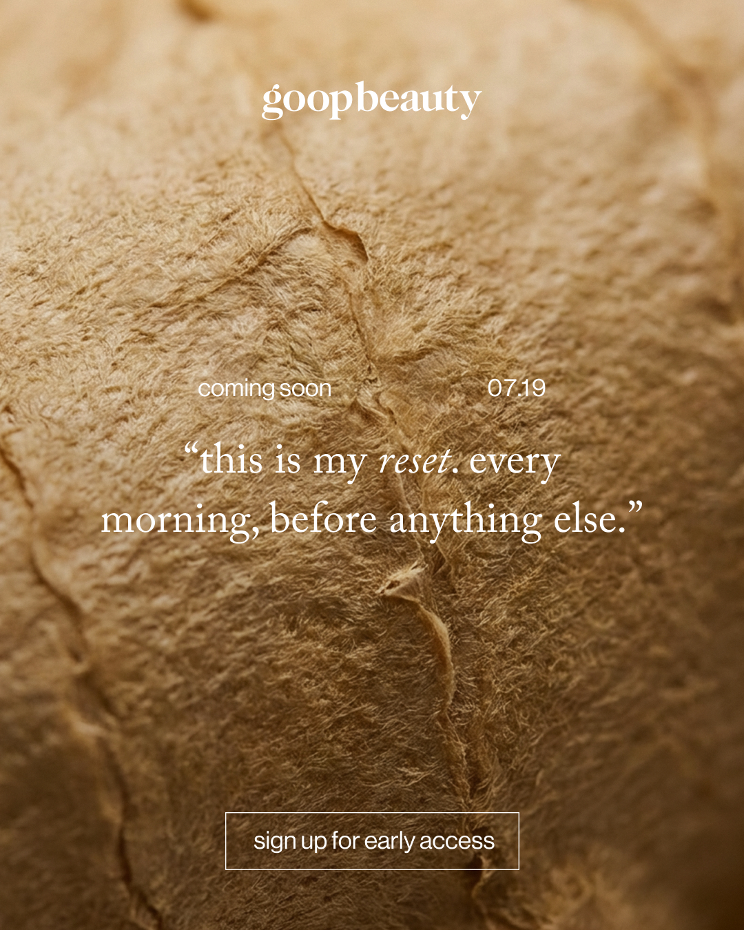 goop Facebook ad