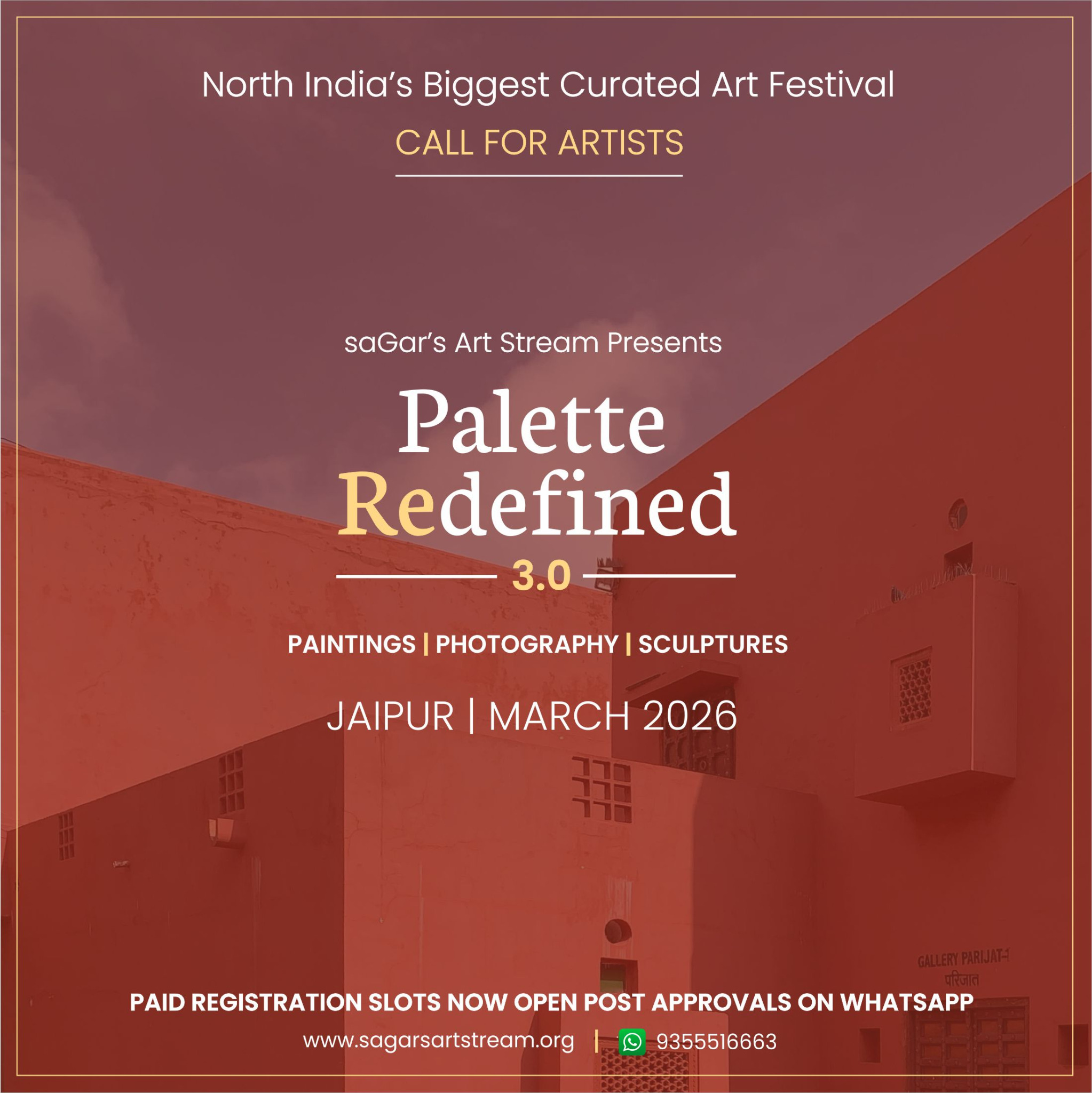 Sagar's Art Stream Facebook ad from Jan 3, 2026