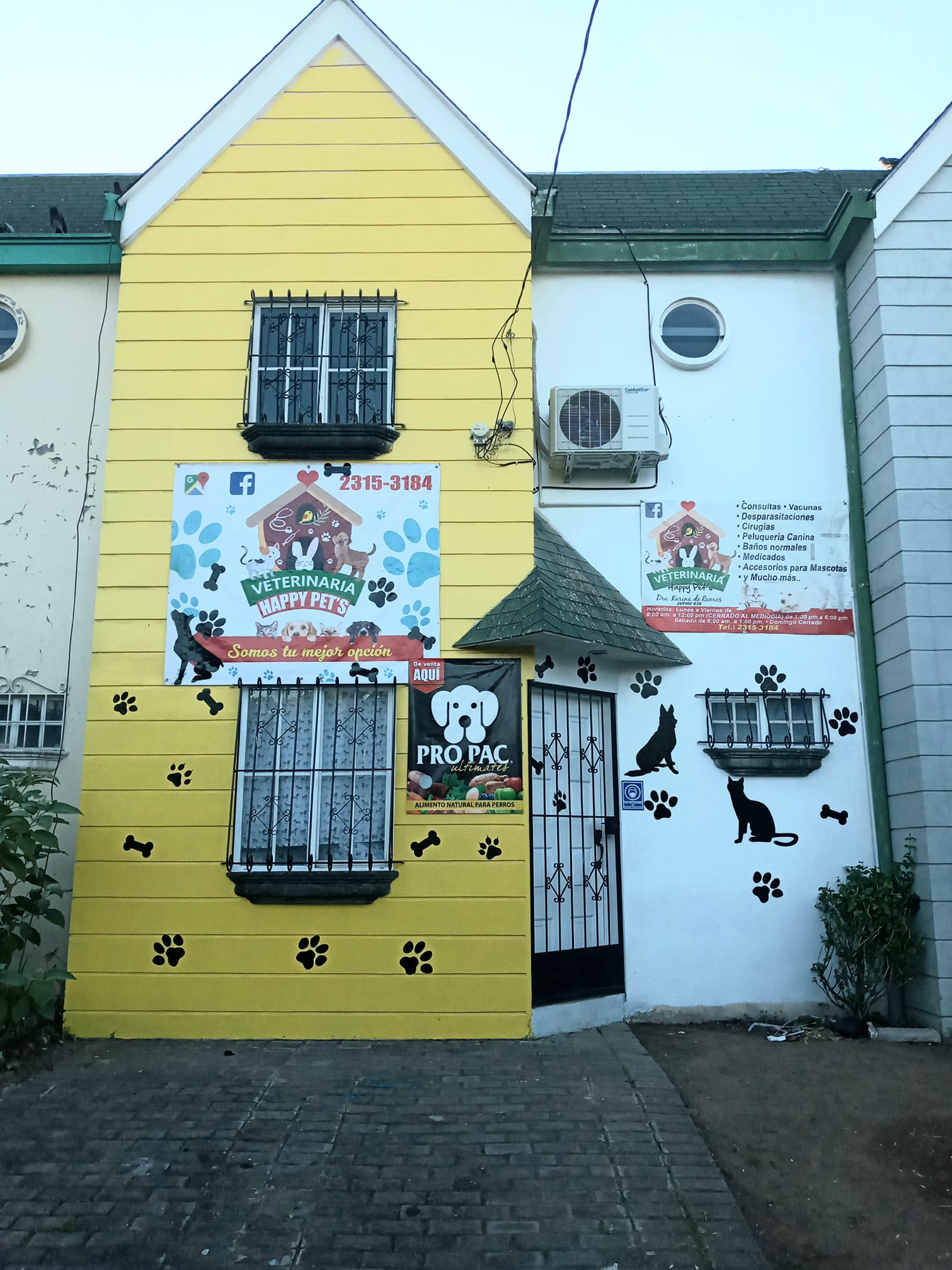 Veterinaria Happy Pet's Nuevo Lourdes. Facebook ad: Veterinaria Happy Pet's