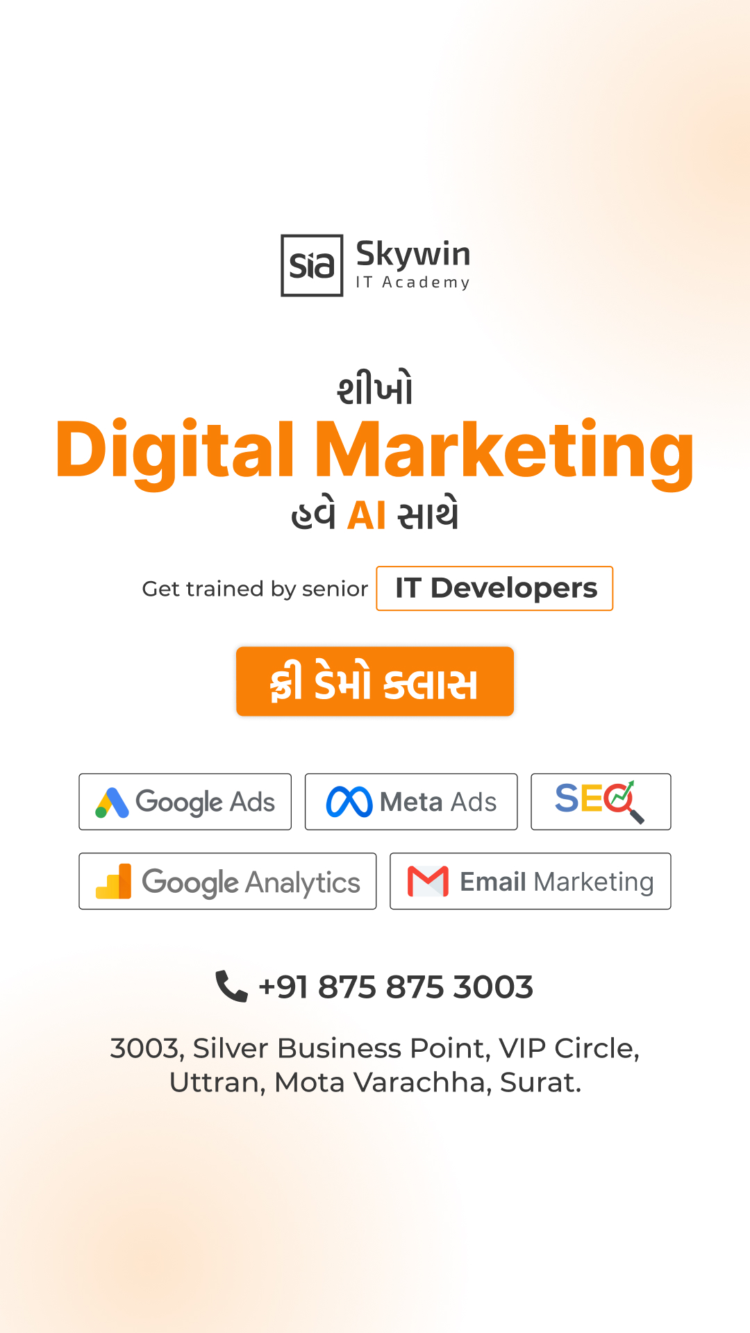 Skywin It Academy Facebook ad