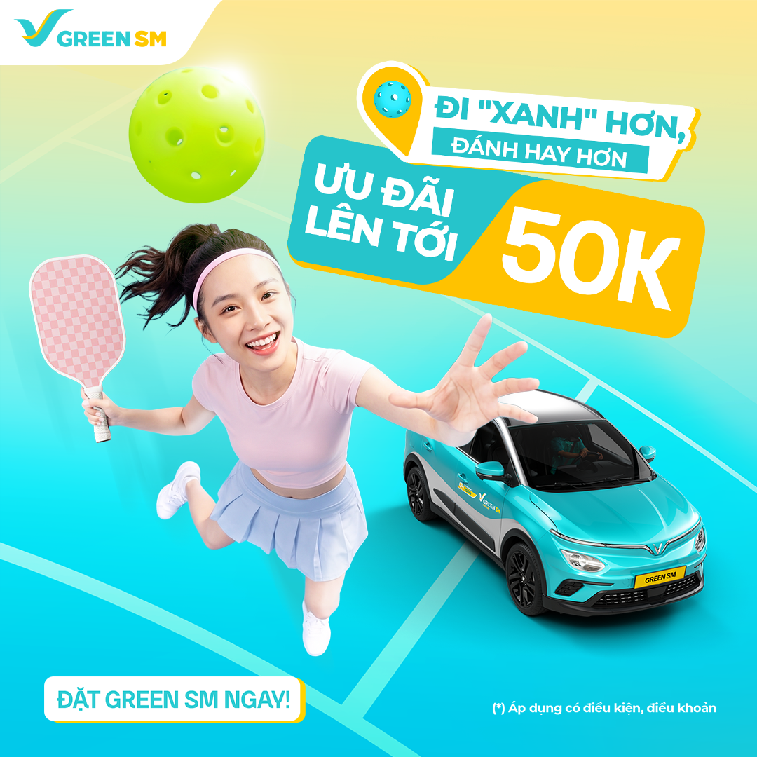 Green SM Facebook ad: Đi Green SM ngay!