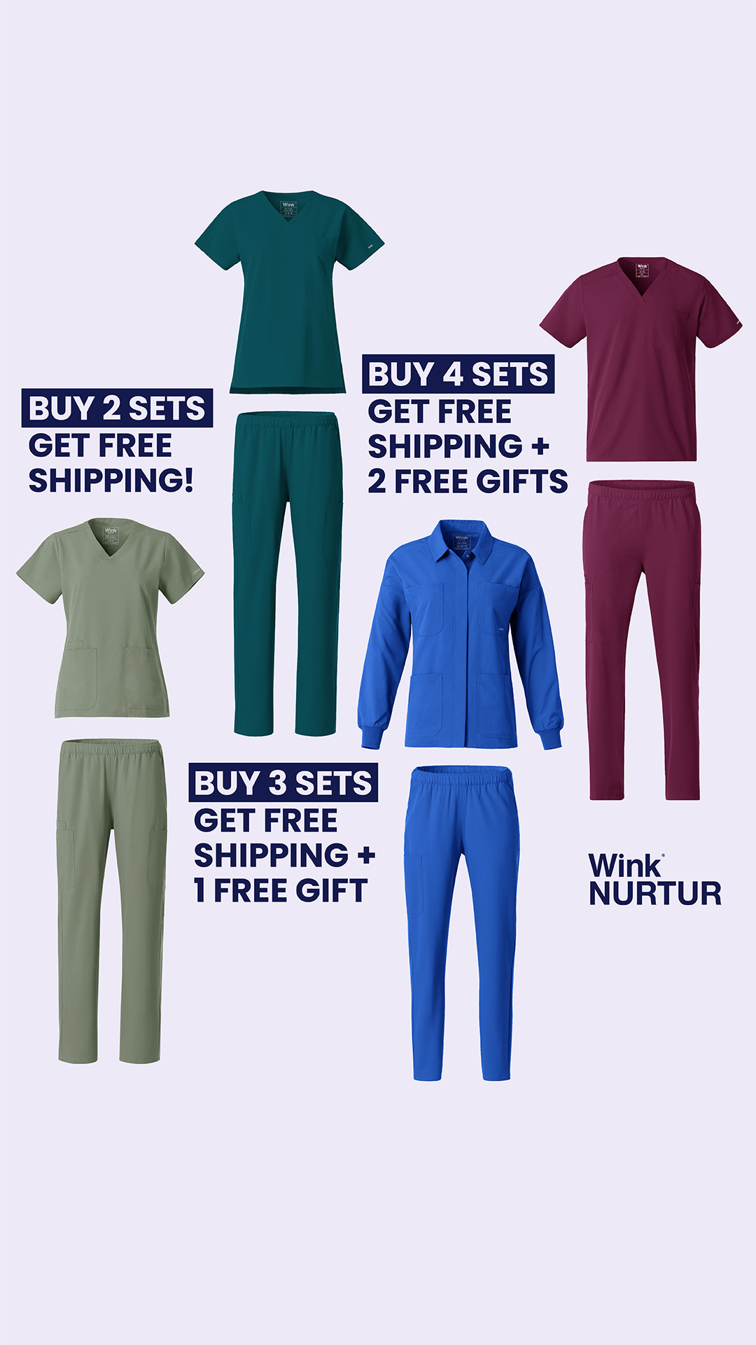 Wink Scrubs Facebook ad