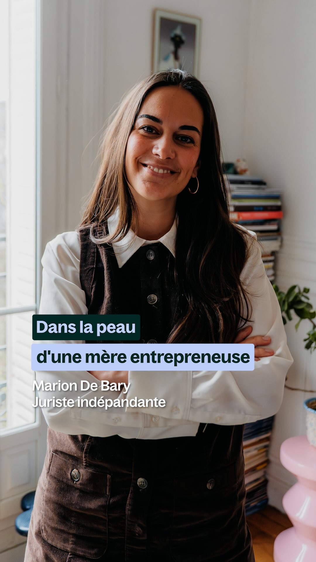 legalstart.fr Facebook ad: Devenir maman m’a donné encore plus d’ambition.