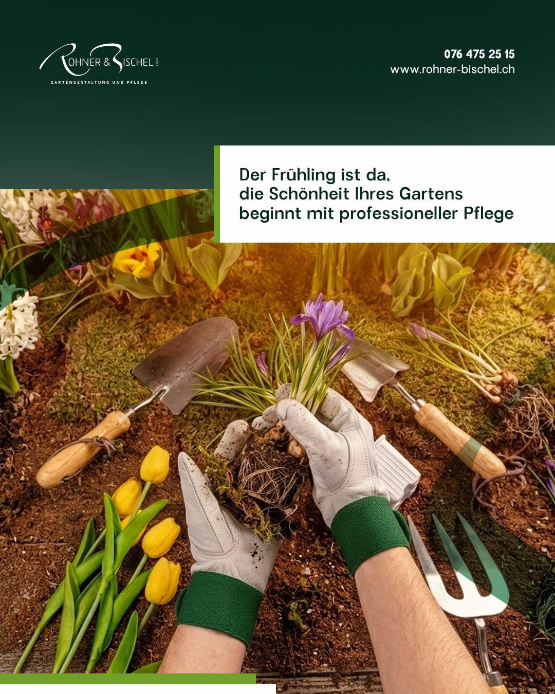 Rohner & Bischel GmbH Facebook ad: Der Frühling ist der Moment, in dem Ihr…
