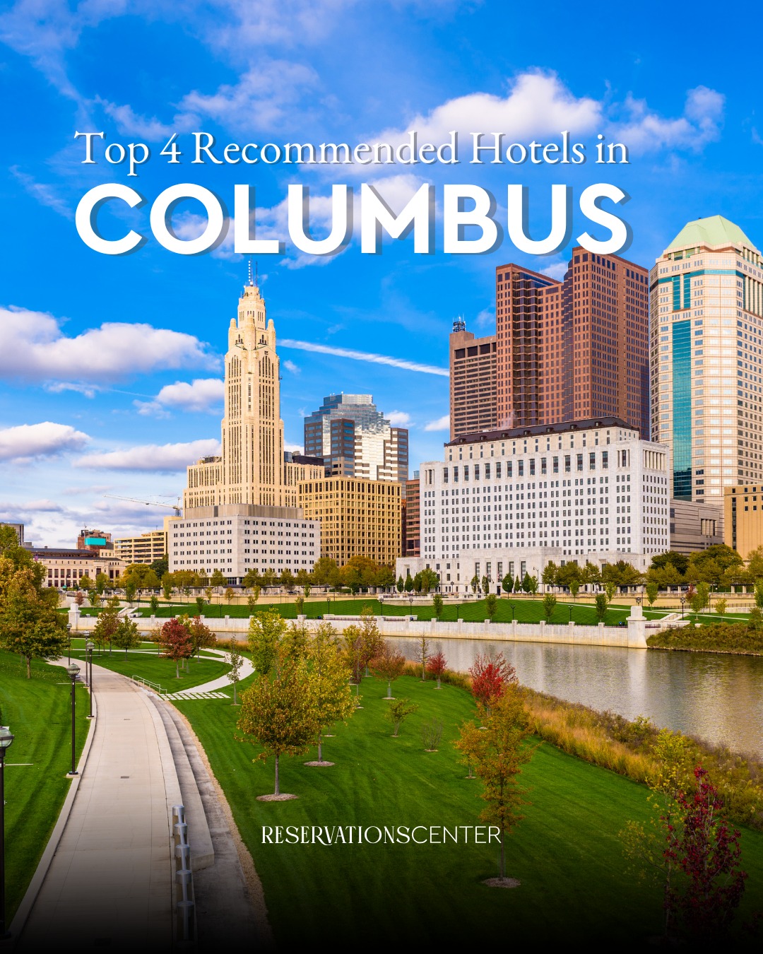 Reservations Center Facebook ad: Looking for the perfect hotel in Columbus, Ohio?