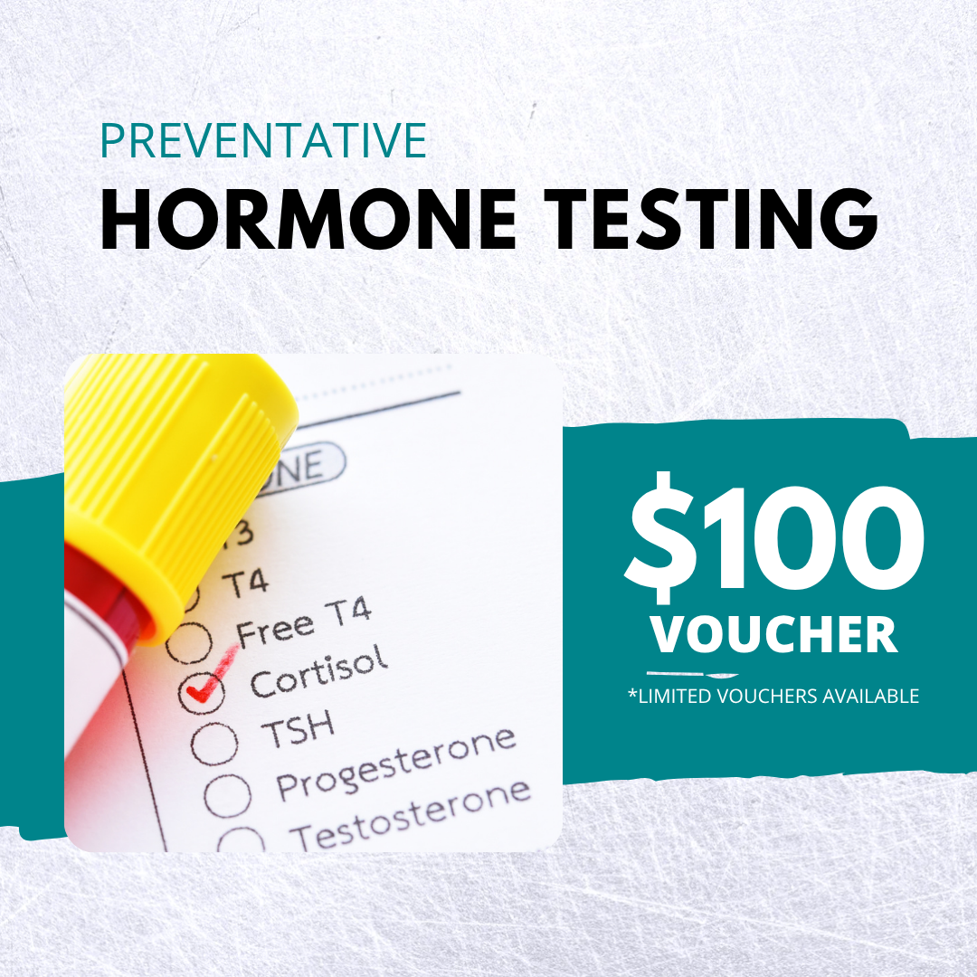 Advanced Practice Wellness Clinic Facebook ad: $100 Program Voucher & Free Assessment