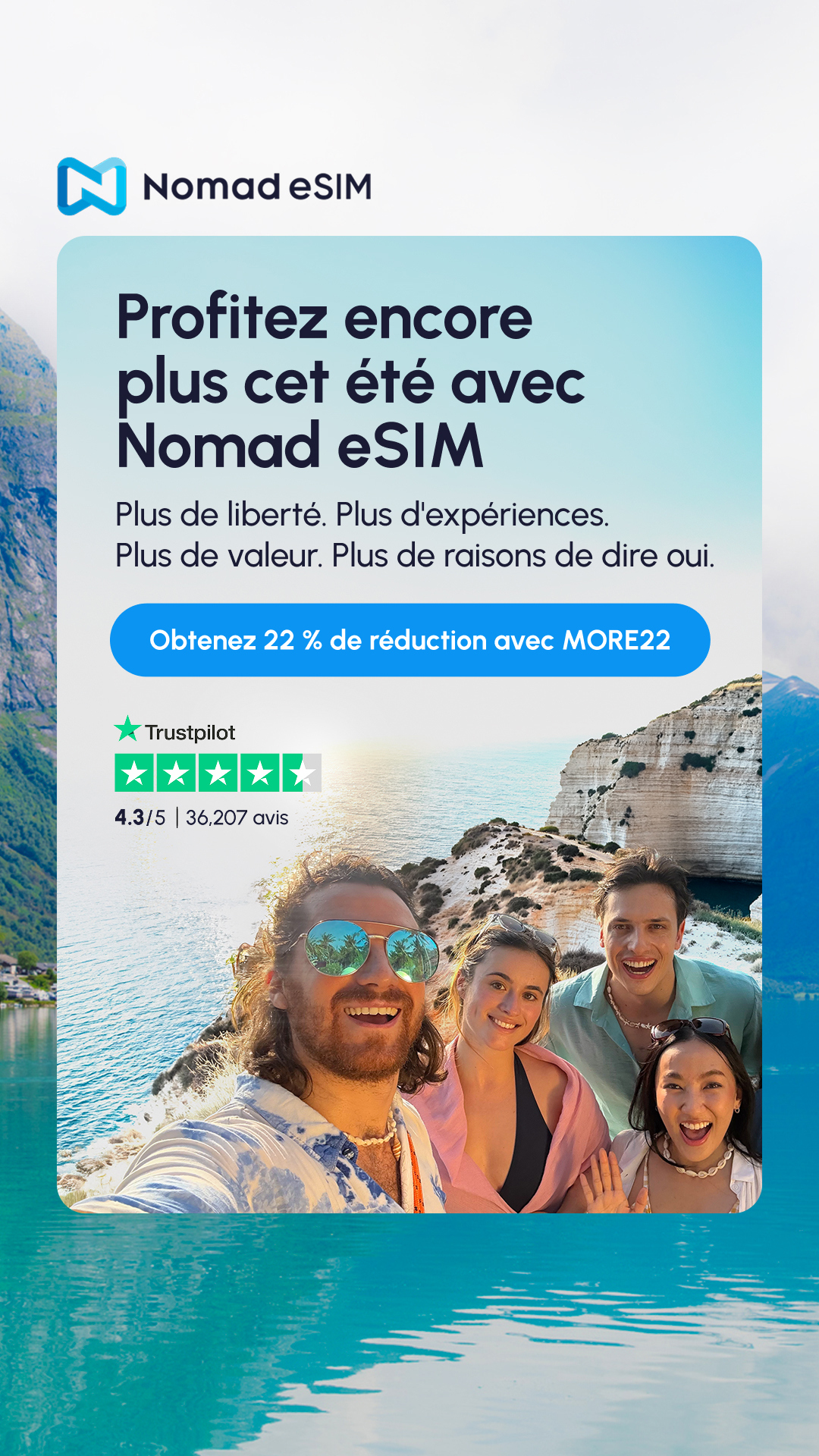 Nomad Esim Facebook ad