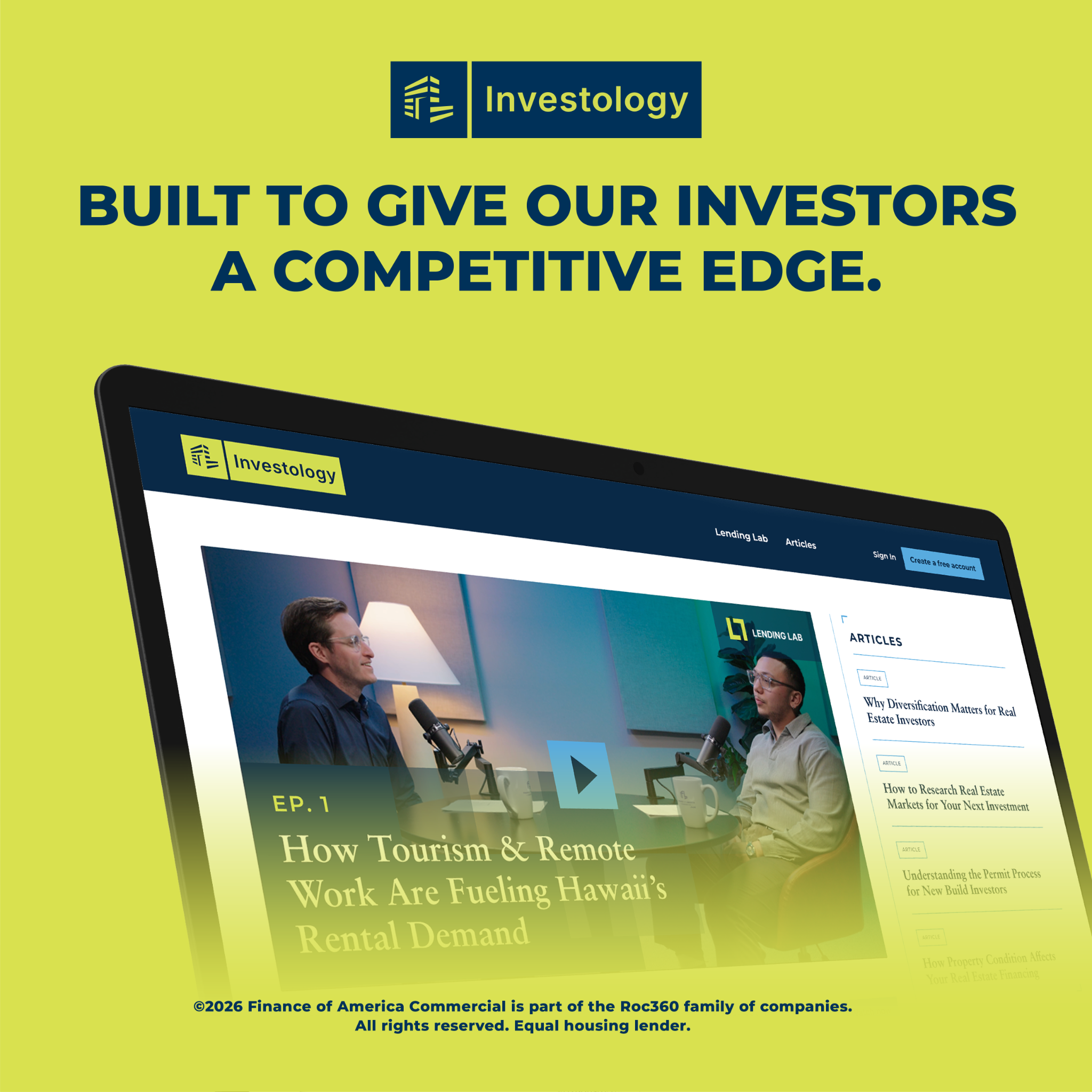 Finance of America Commercial Facebook ad: Learn more, Earn more