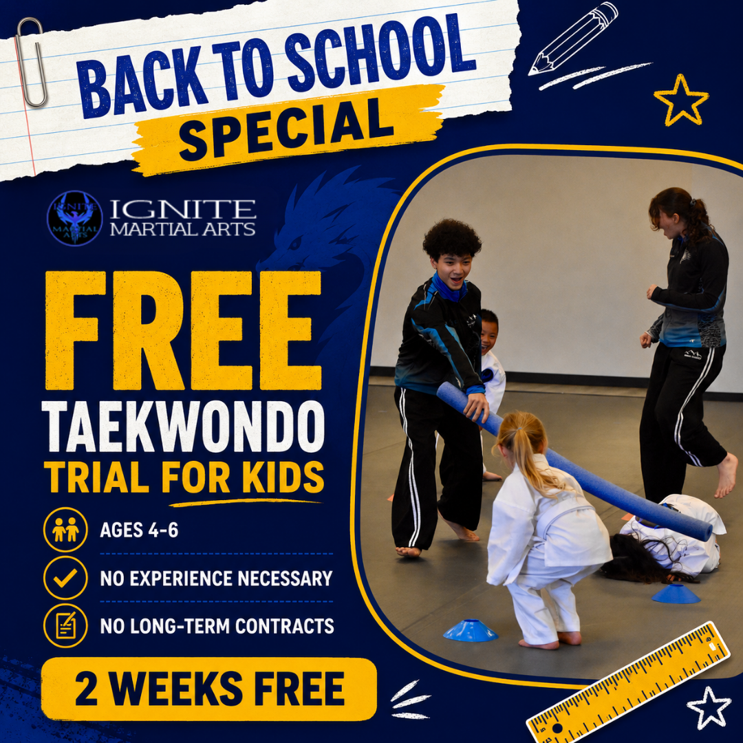 Ignite Martial Arts Facebook ad