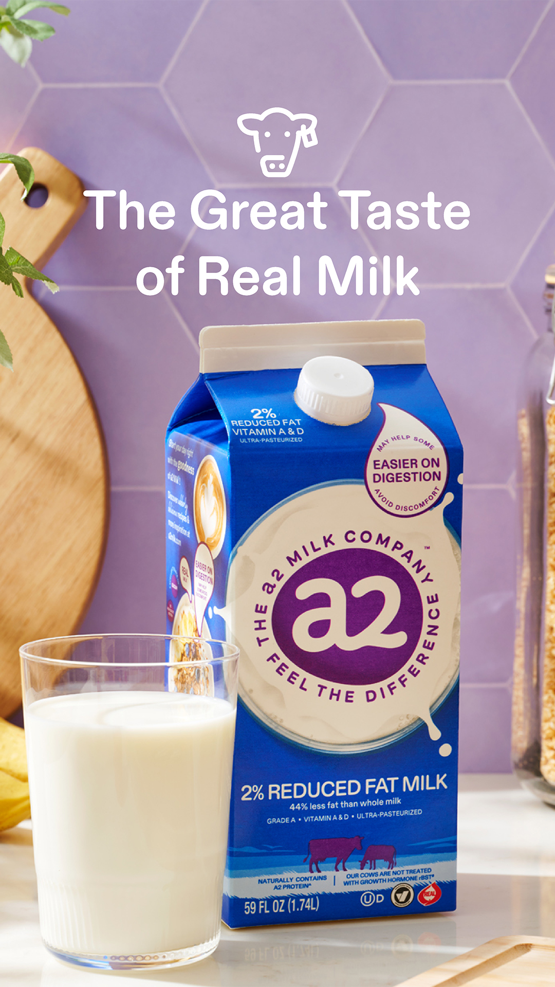 a2 Milk USA Facebook ad from Oct 27, 2025